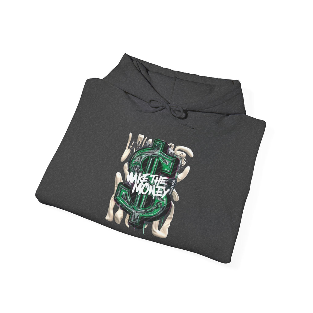 Make The Money Hoodie — Green Dollar Sign Graphic Pullover