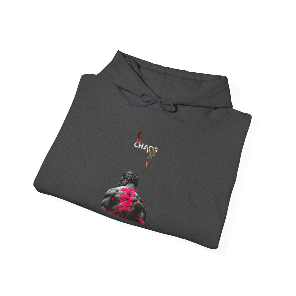 Smoky Rose Backprint Hoodie — Floral Skull Streetwear Pullover