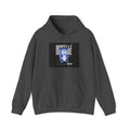 Boglebear Graphic Hoodie — Retro Blue Bear Design