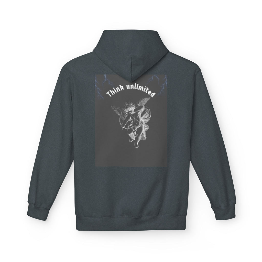 Think Unlimited Hoodie — Inspirational Angel Graphic Pullover