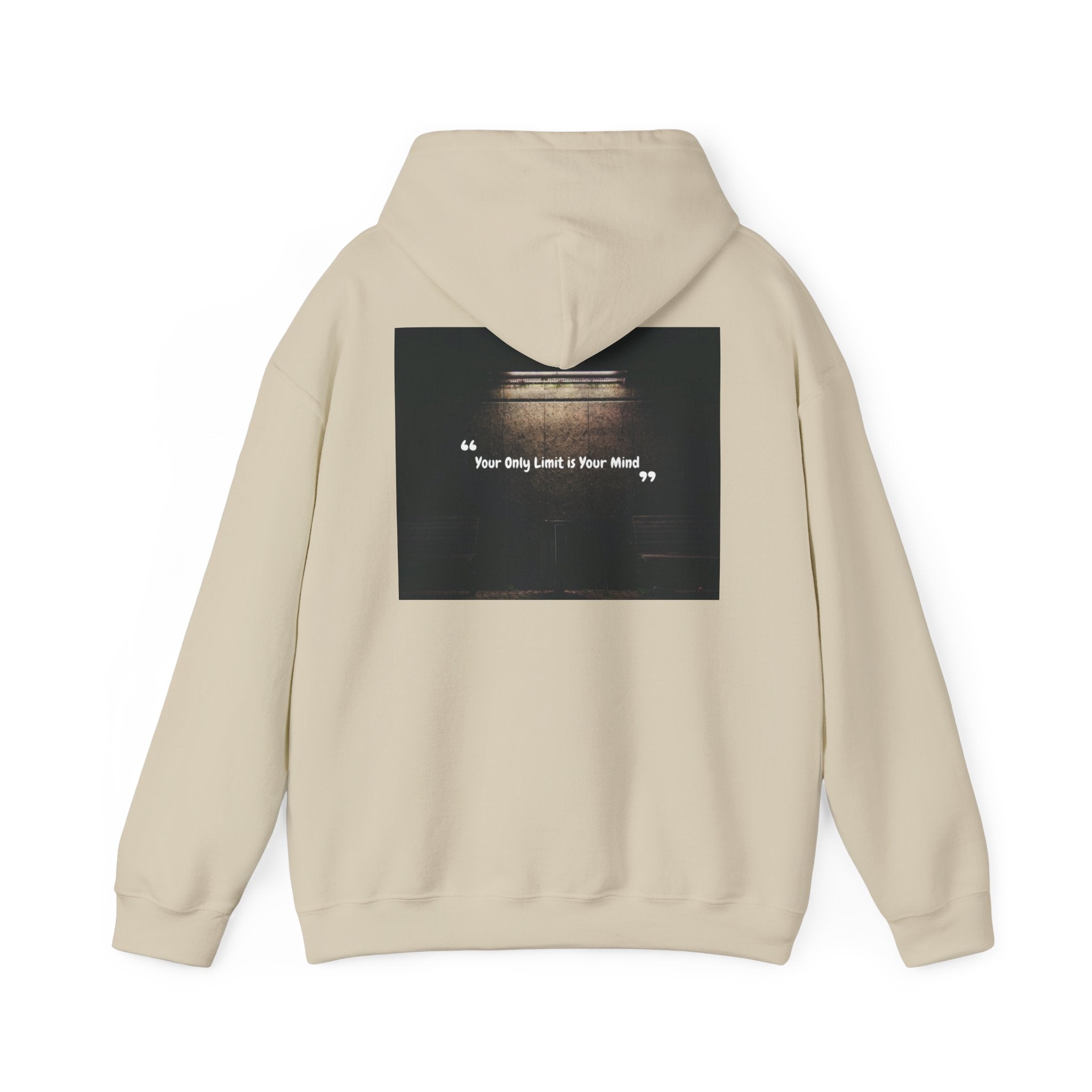 Hoodie — “Your Only Limit Is Your Mind” Inspirational Quote Pullover
