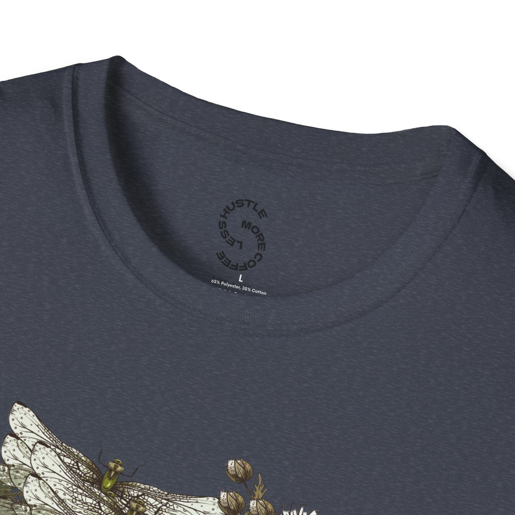 Skull & Daisies Graphic T-Shirt — Botanical Skull Floral Tee