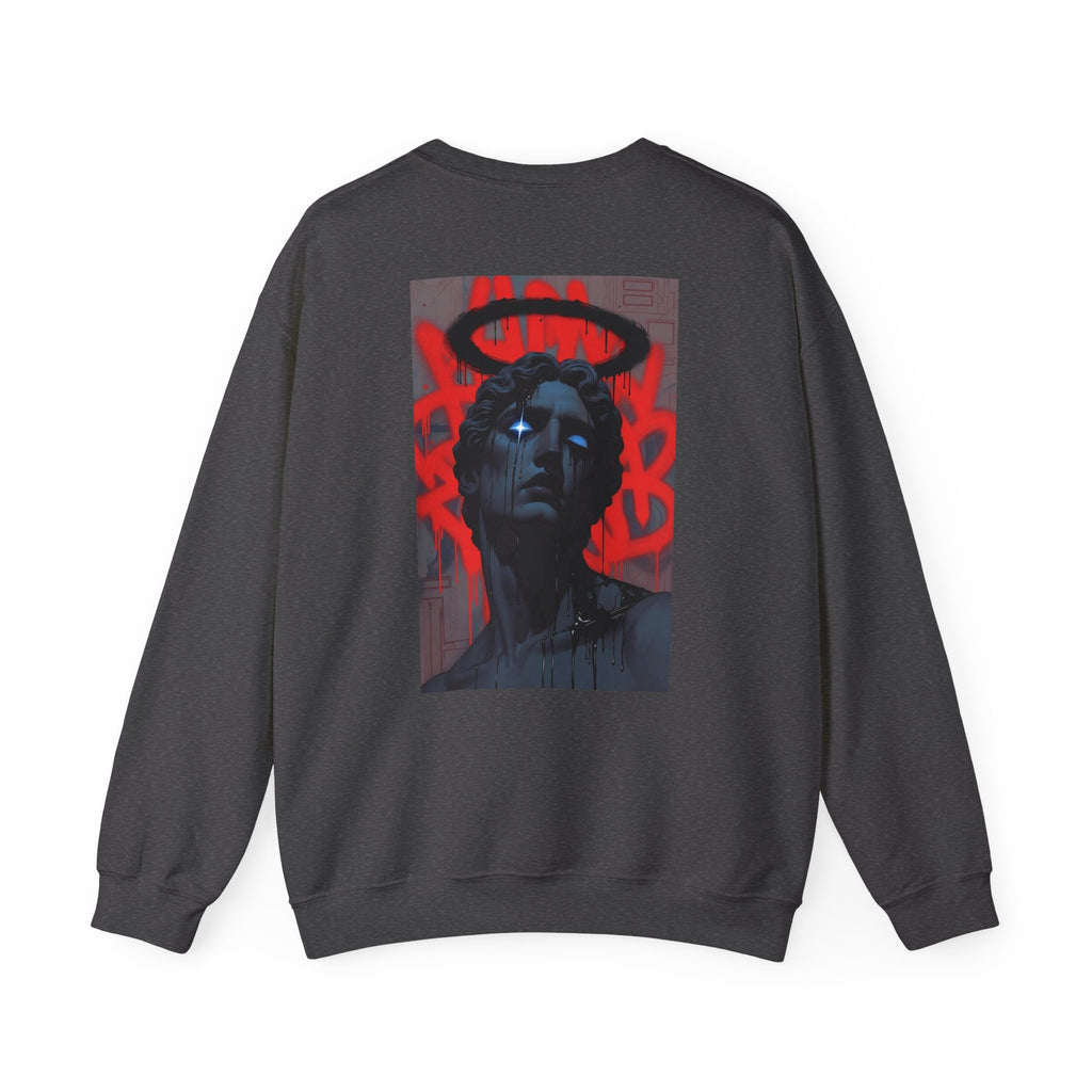 Street Art Statue Crewneck Sweatshirt