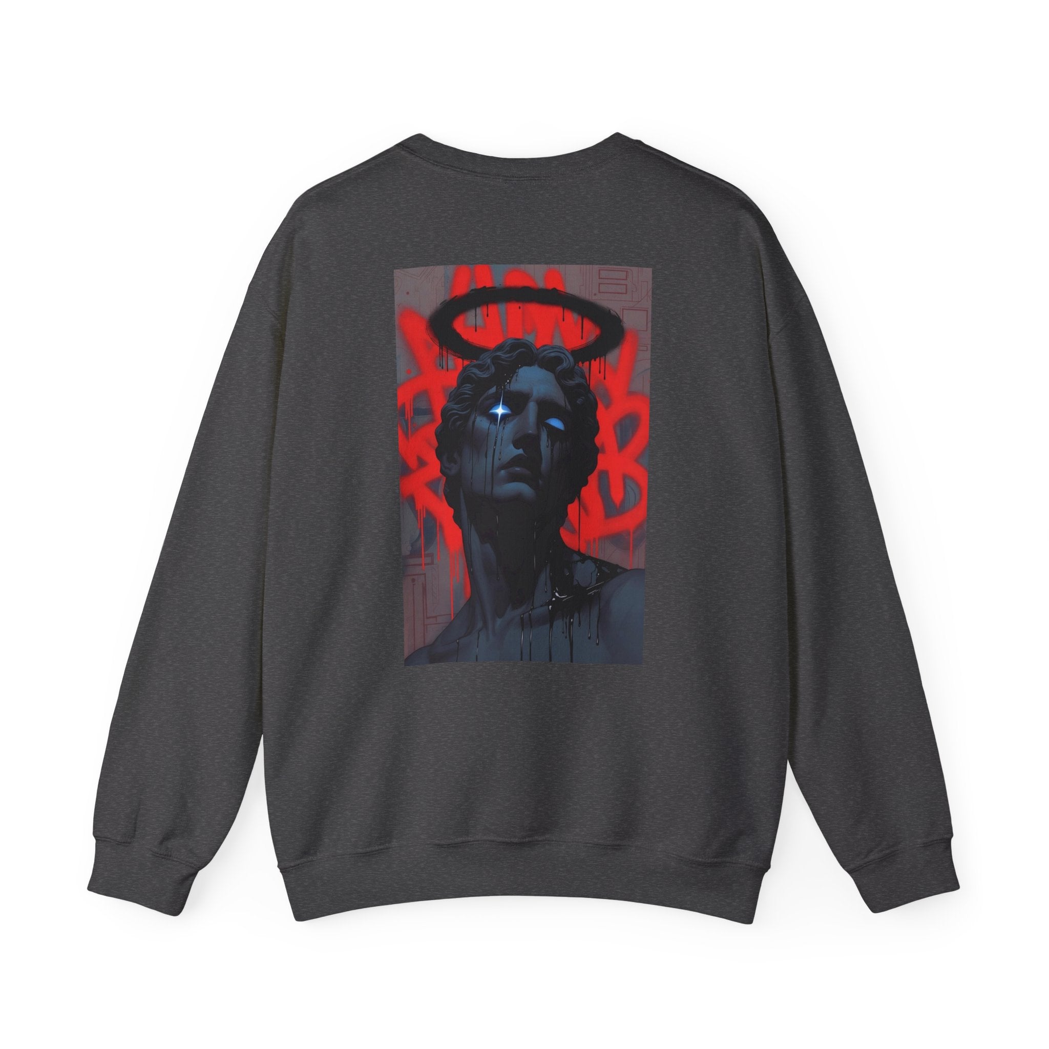 Street Art Statue Crewneck Sweatshirt