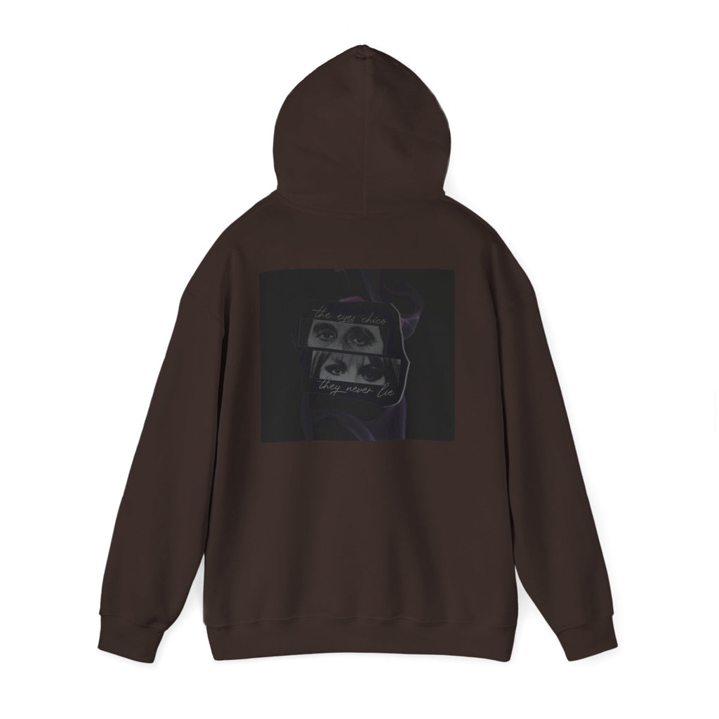 Surreal Triple-Eyes Hoodie — Dark Artistic Graphic Sweatshirt