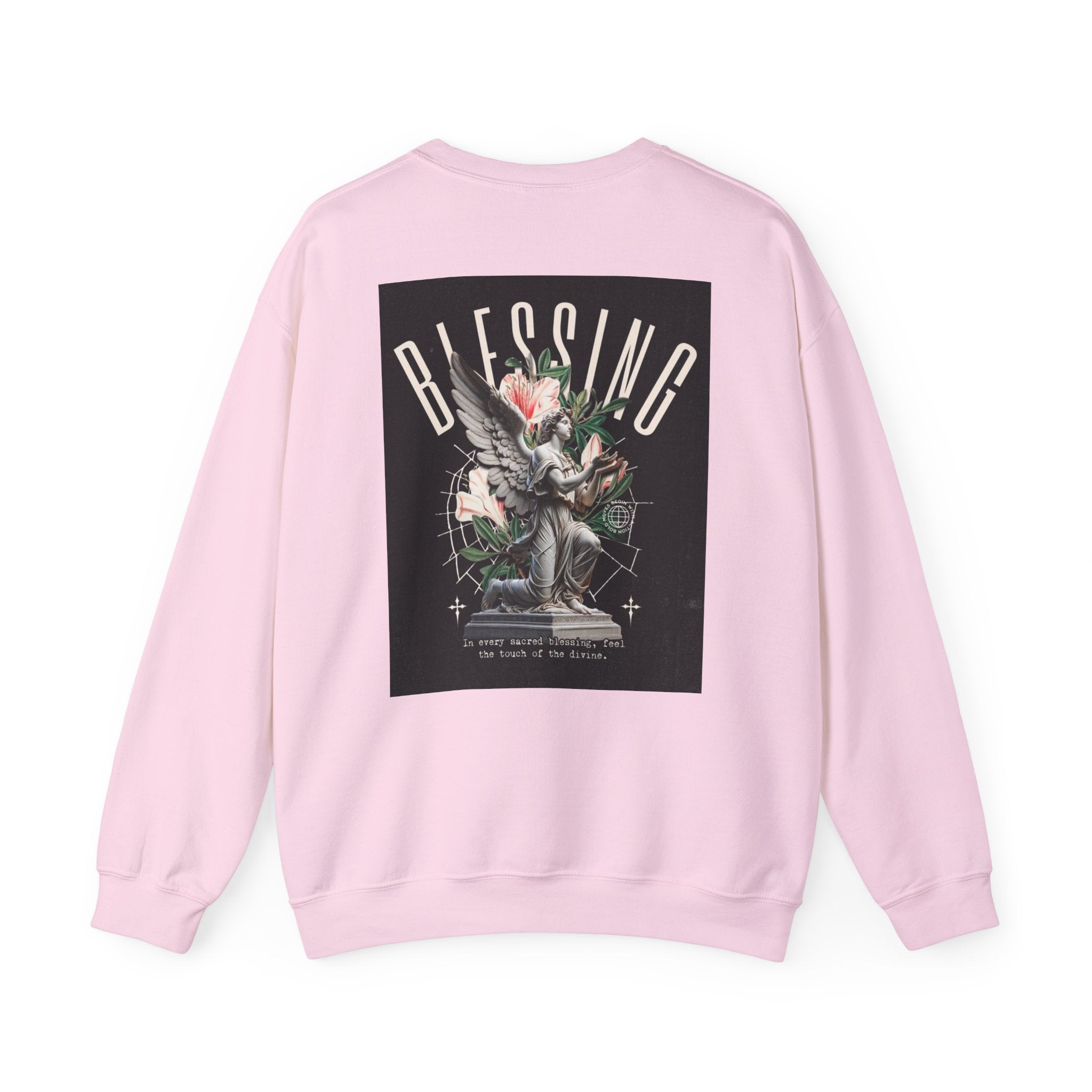 Blessing Statue Graphic Sweatshirt
