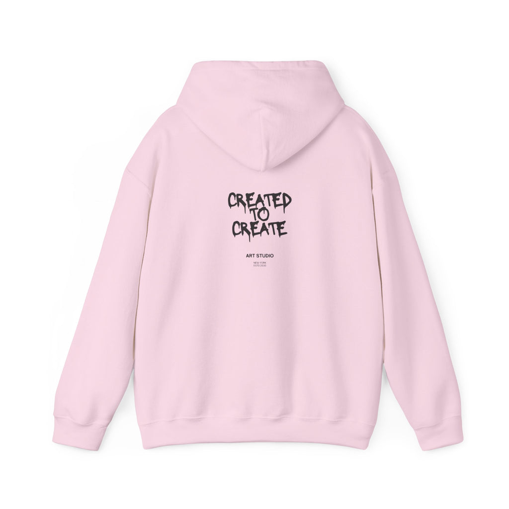 Created to Create Hoodie – Inspirational Artist Sweatshirt