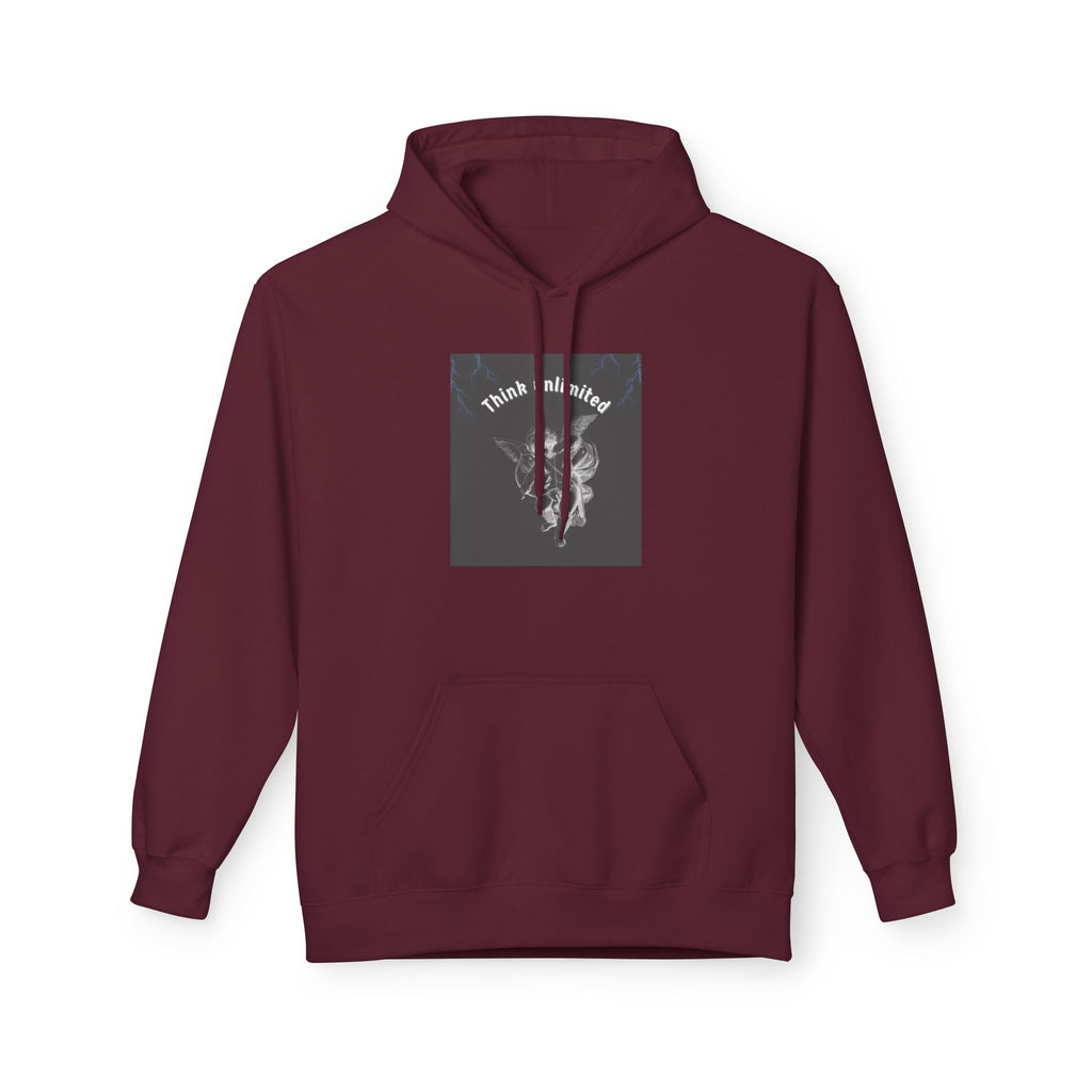 Think Unlimited Hoodie — Inspirational Angel Graphic Pullover