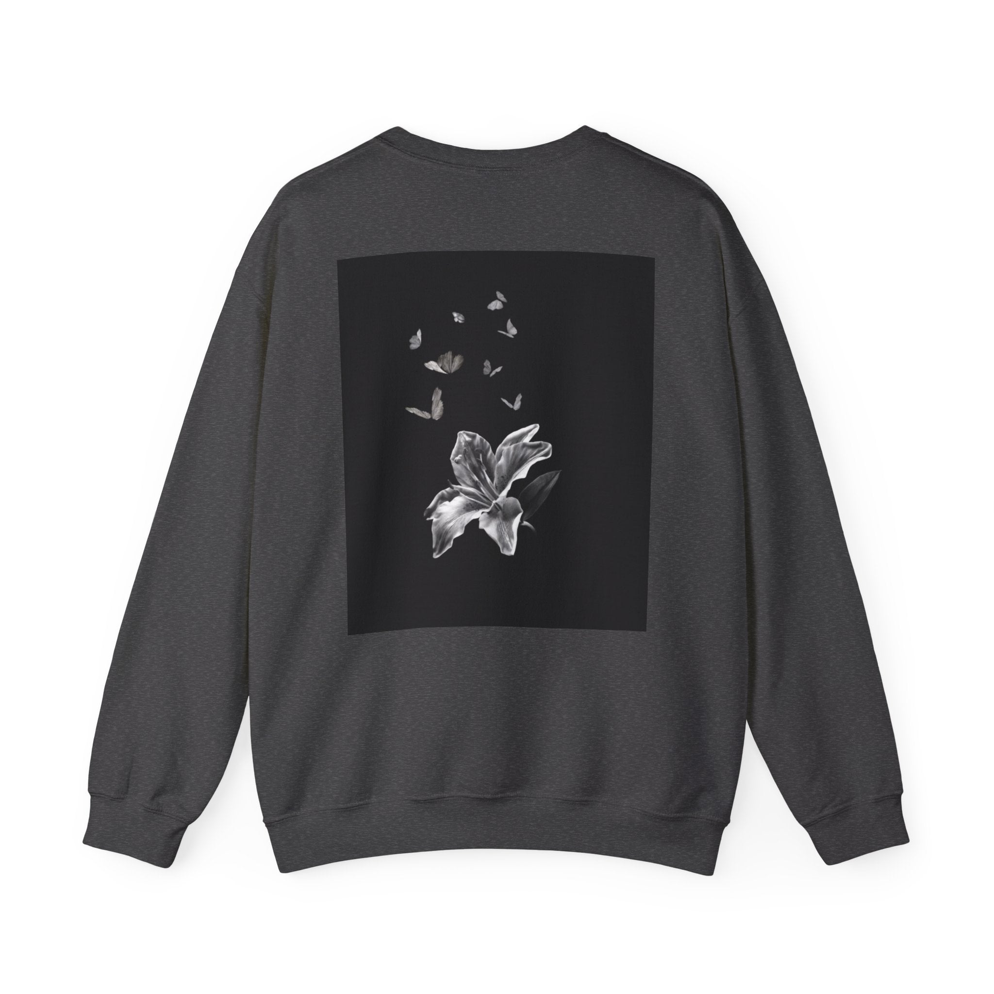 Floral Butterfly Crewneck Sweatshirt