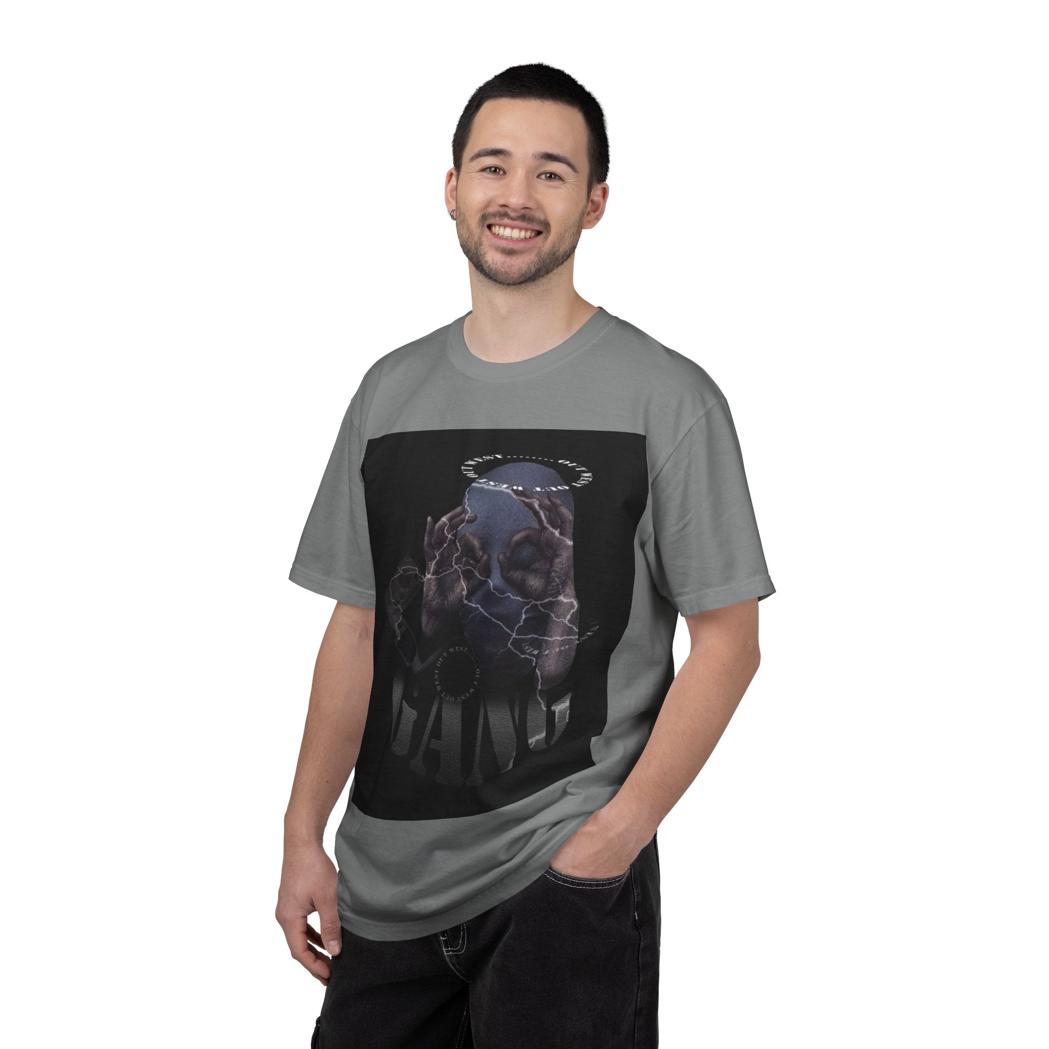Skull Halo Graphic T-Shirt — Legaciess Streetwear Tee