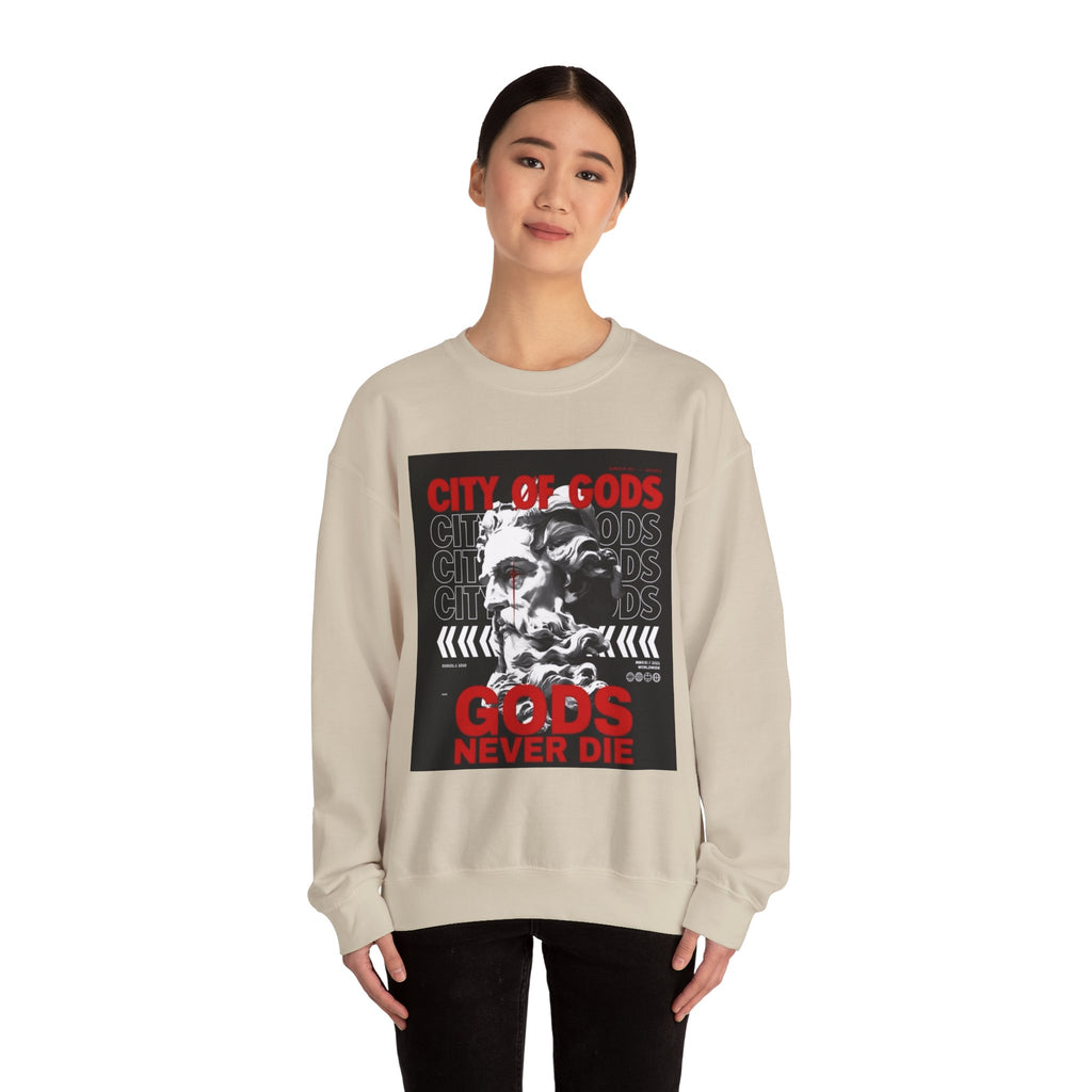 City of Gods "Gods Never Die" Crewneck Sweatshirt