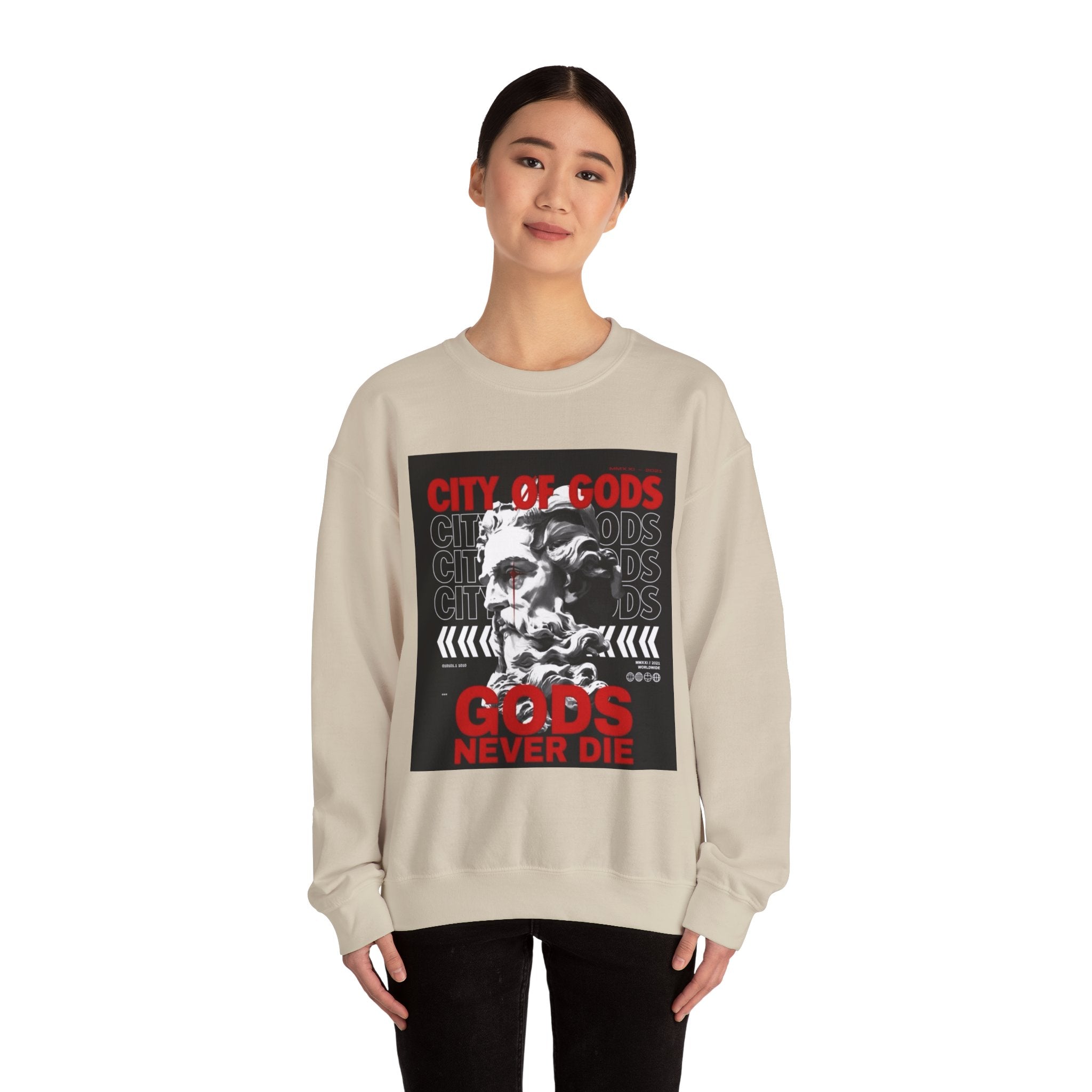 City of Gods "Gods Never Die" Crewneck Sweatshirt
