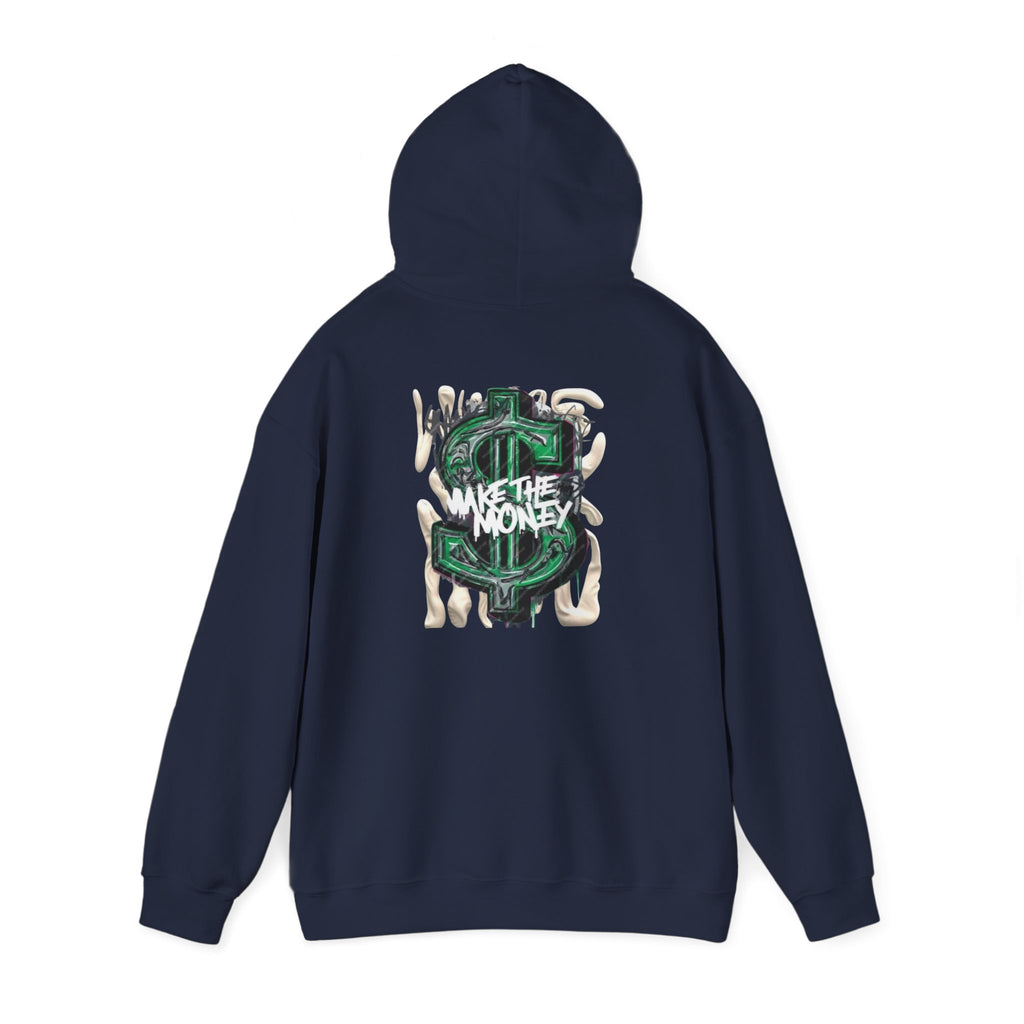 Make The Money Hoodie — Green Dollar Sign Graphic Pullover