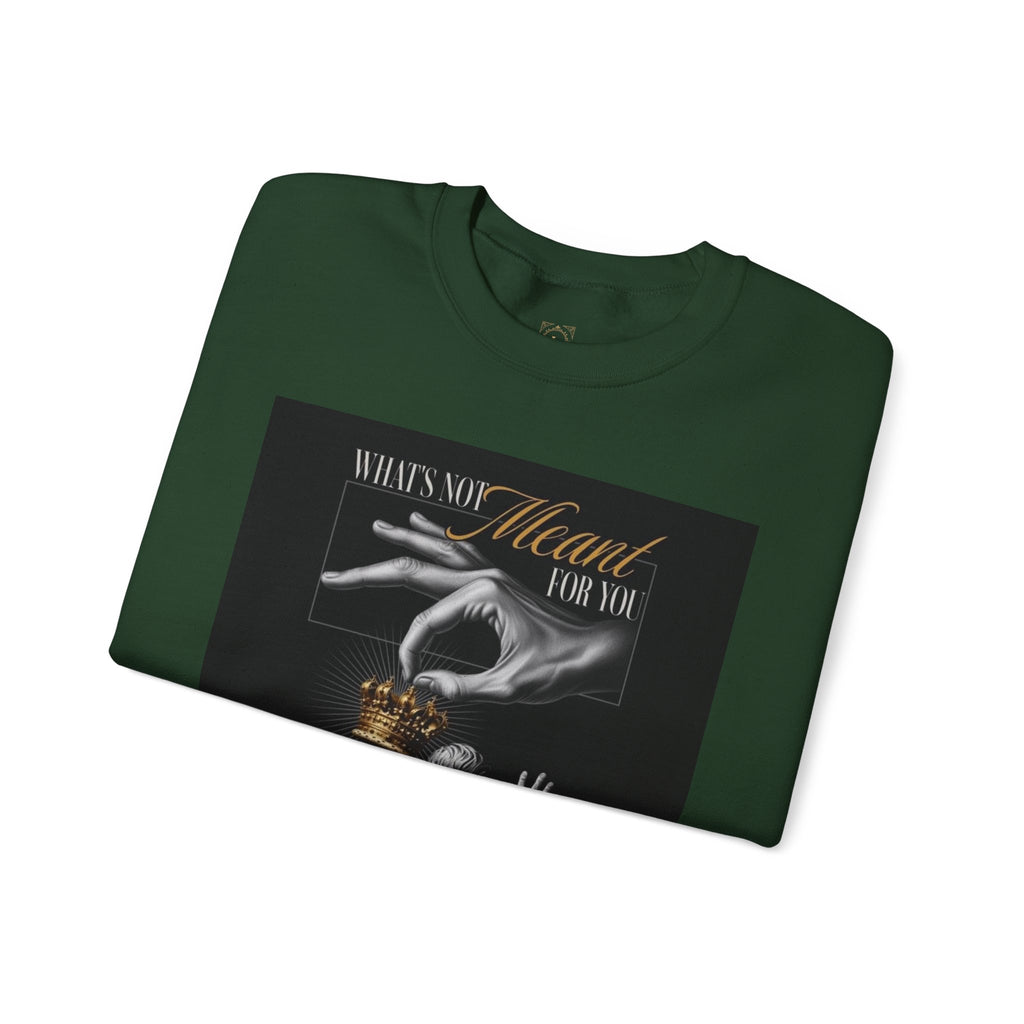 Crewneck Sweatshirt — 'What's My Heart For You' Inspirational Graphic Crewneck