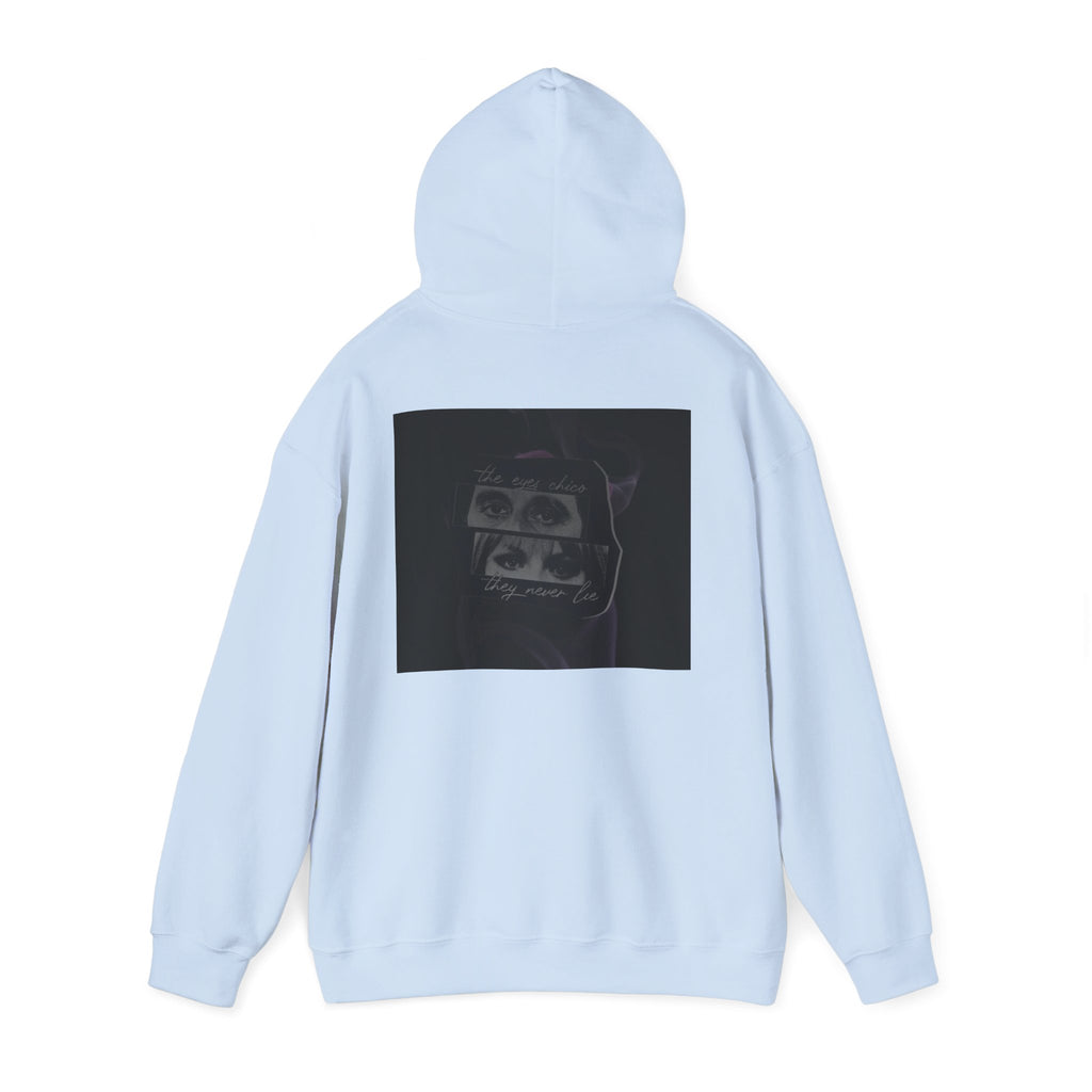 Surreal Triple-Eyes Hoodie — Dark Artistic Graphic Sweatshirt