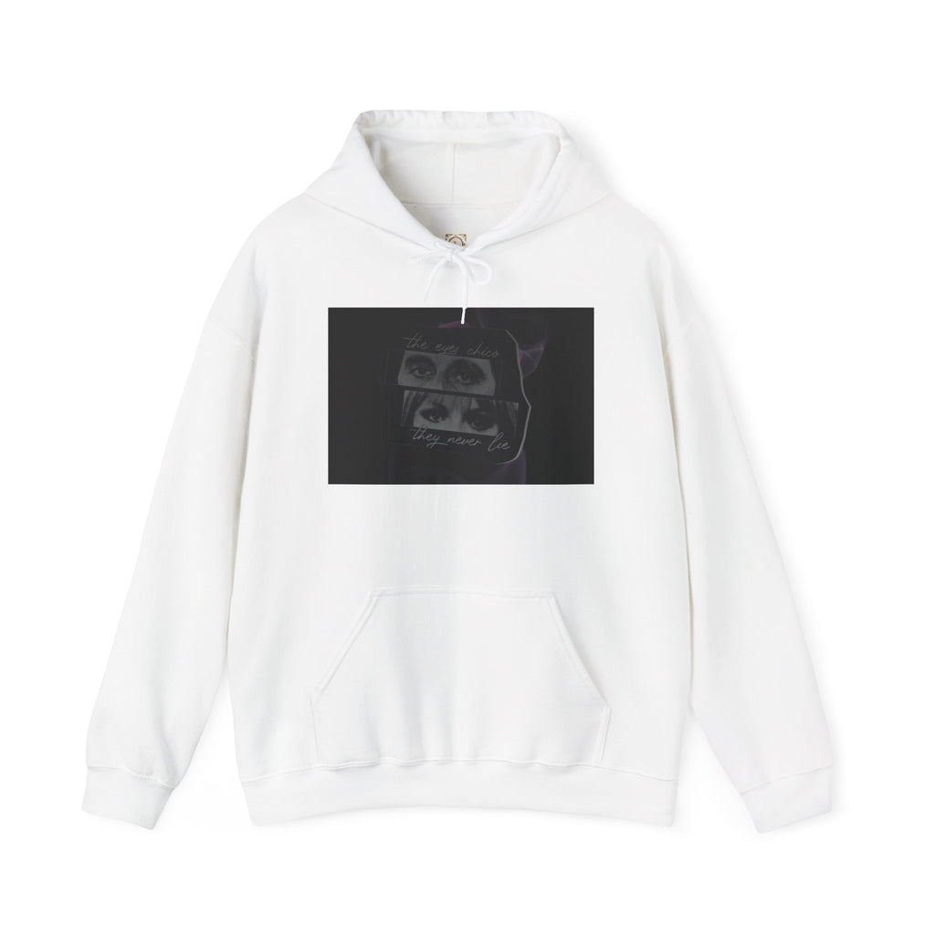 Surreal Triple-Eyes Hoodie — Dark Artistic Graphic Sweatshirt