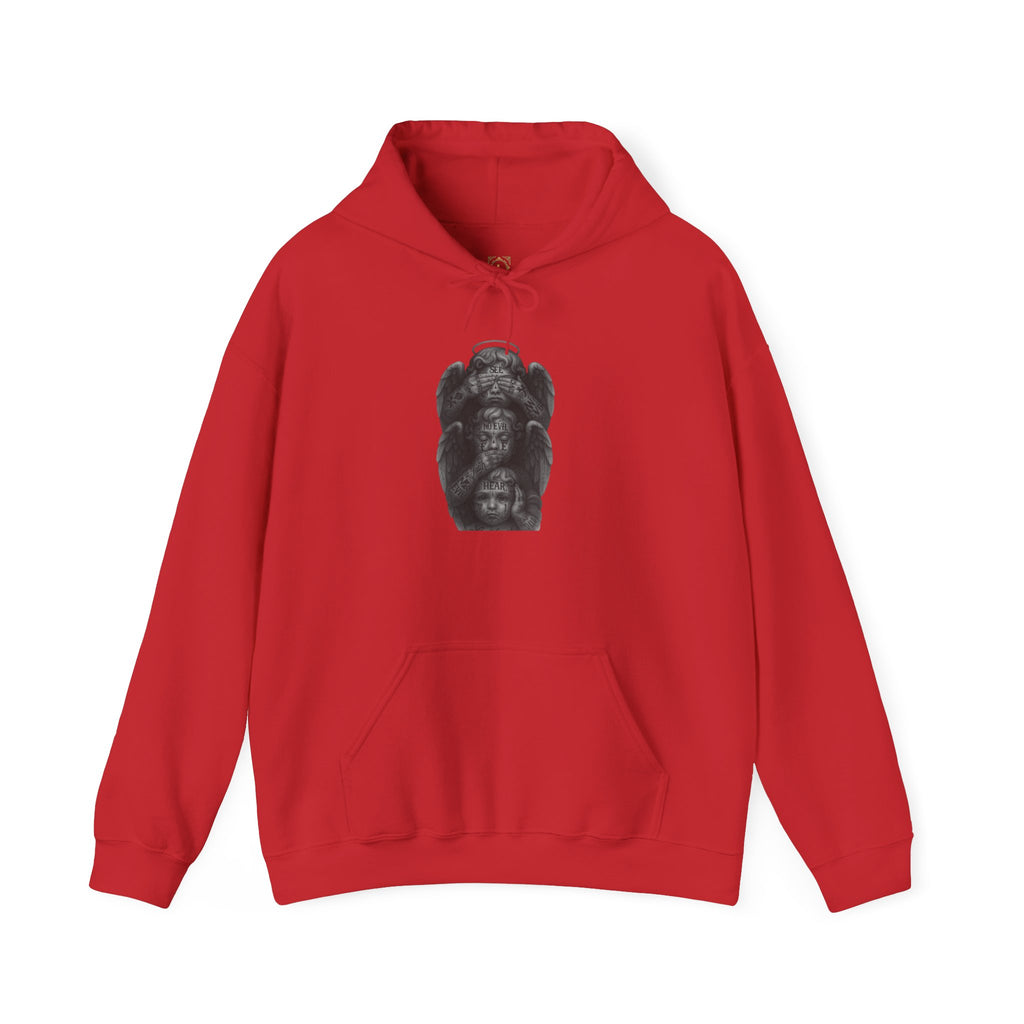 Statue Headstack Hoodie — Gothic Sculpture Art Pullover