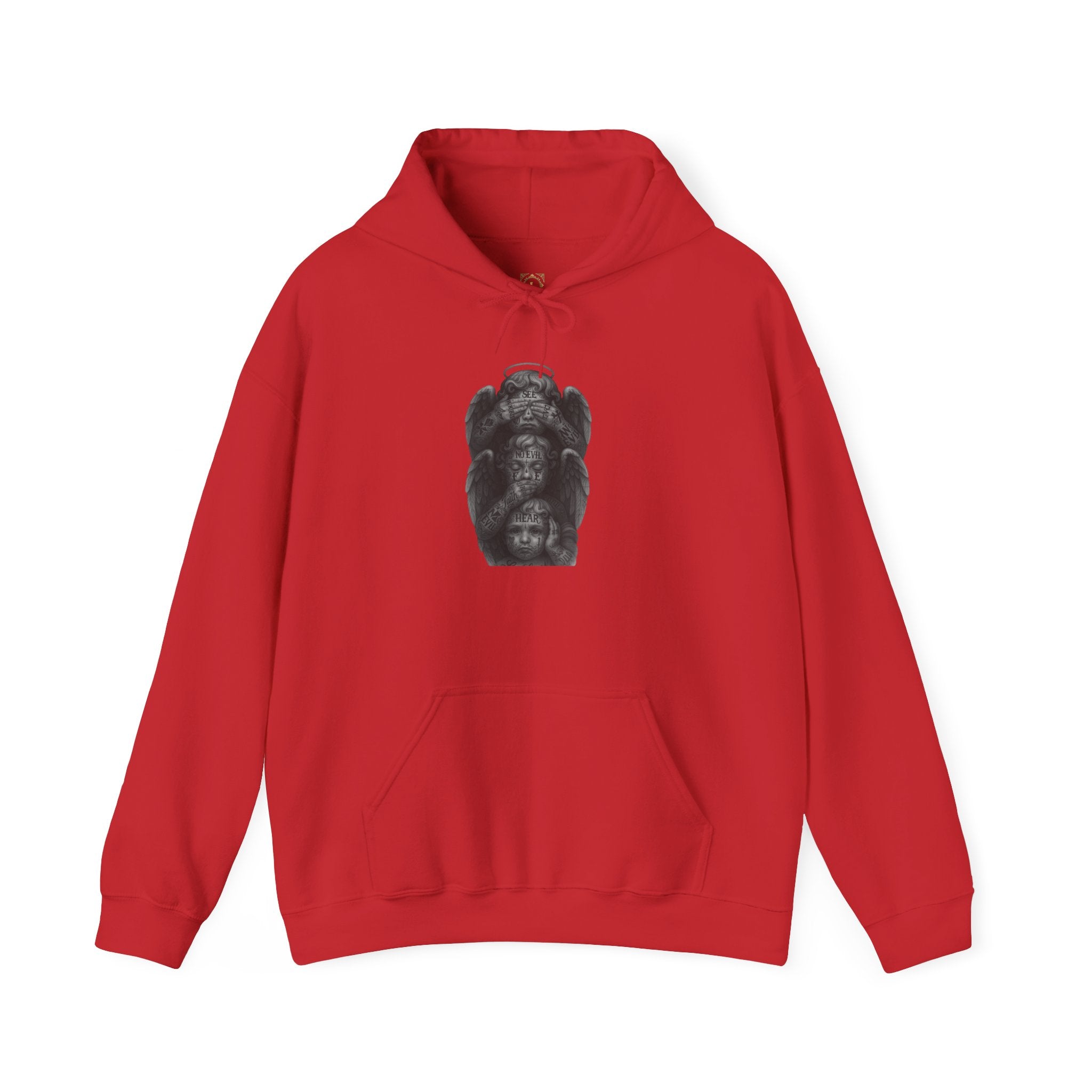 Statue Headstack Hoodie — Gothic Sculpture Art Pullover