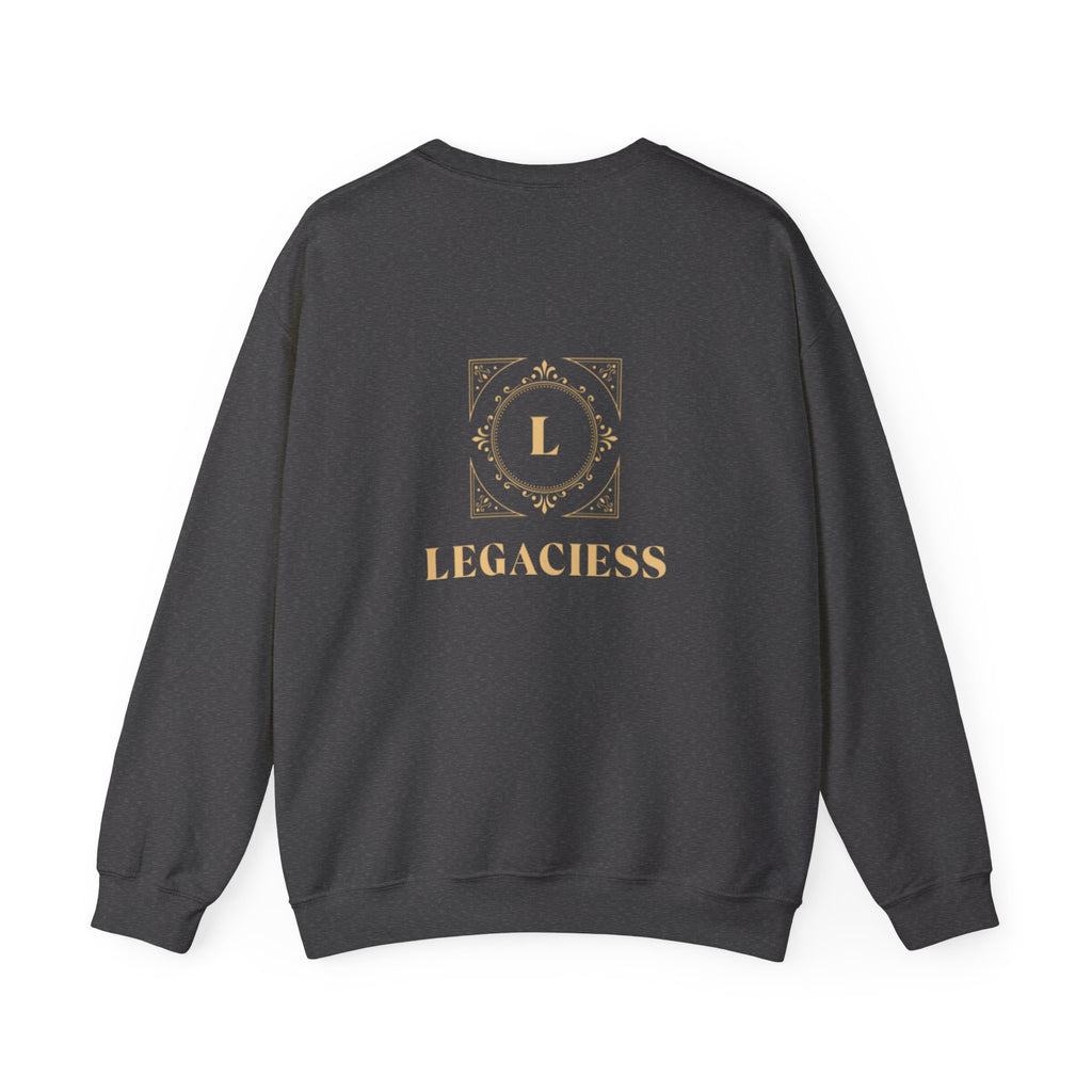 Cosmic Eclipse Crewneck Sweatshirt — 'Legaciess' Logo Back