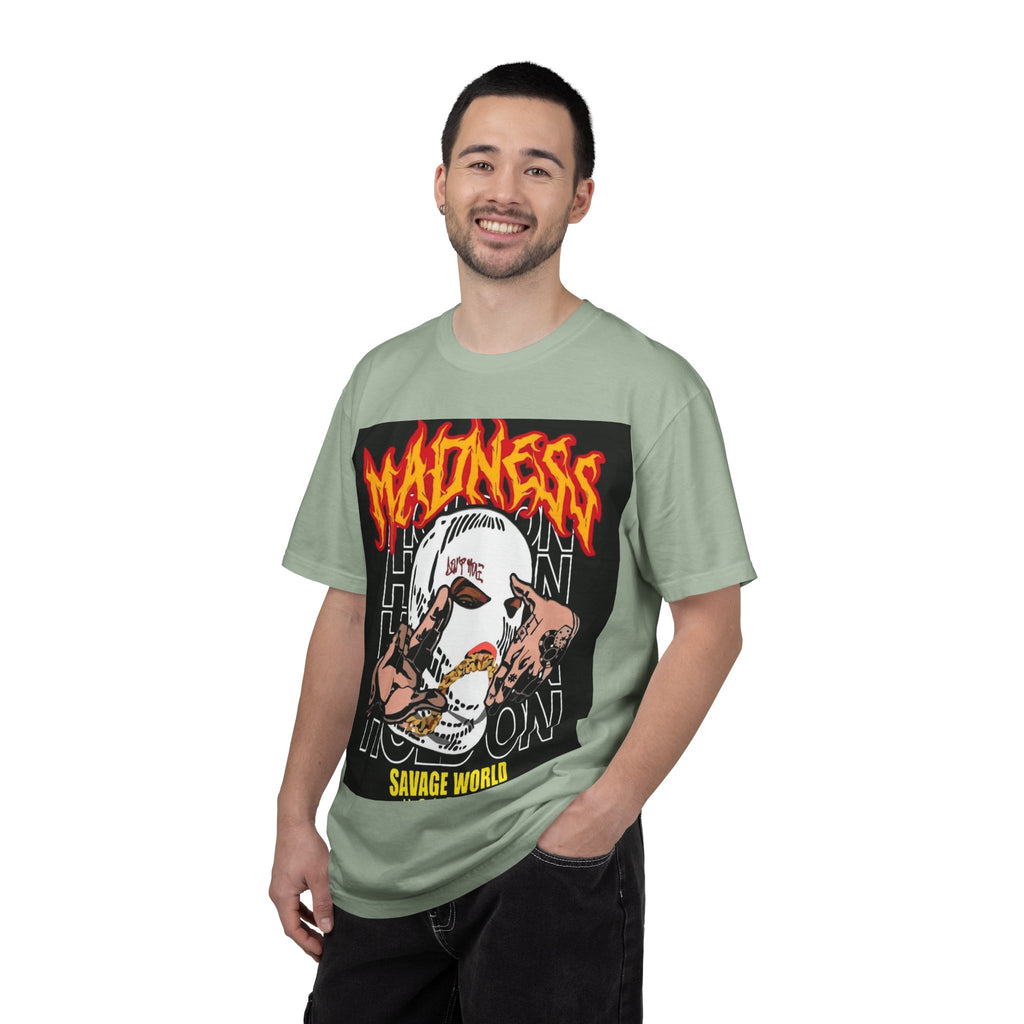 Madness Skull Graphic T-Shirt — Savage World Streetwear Tee
