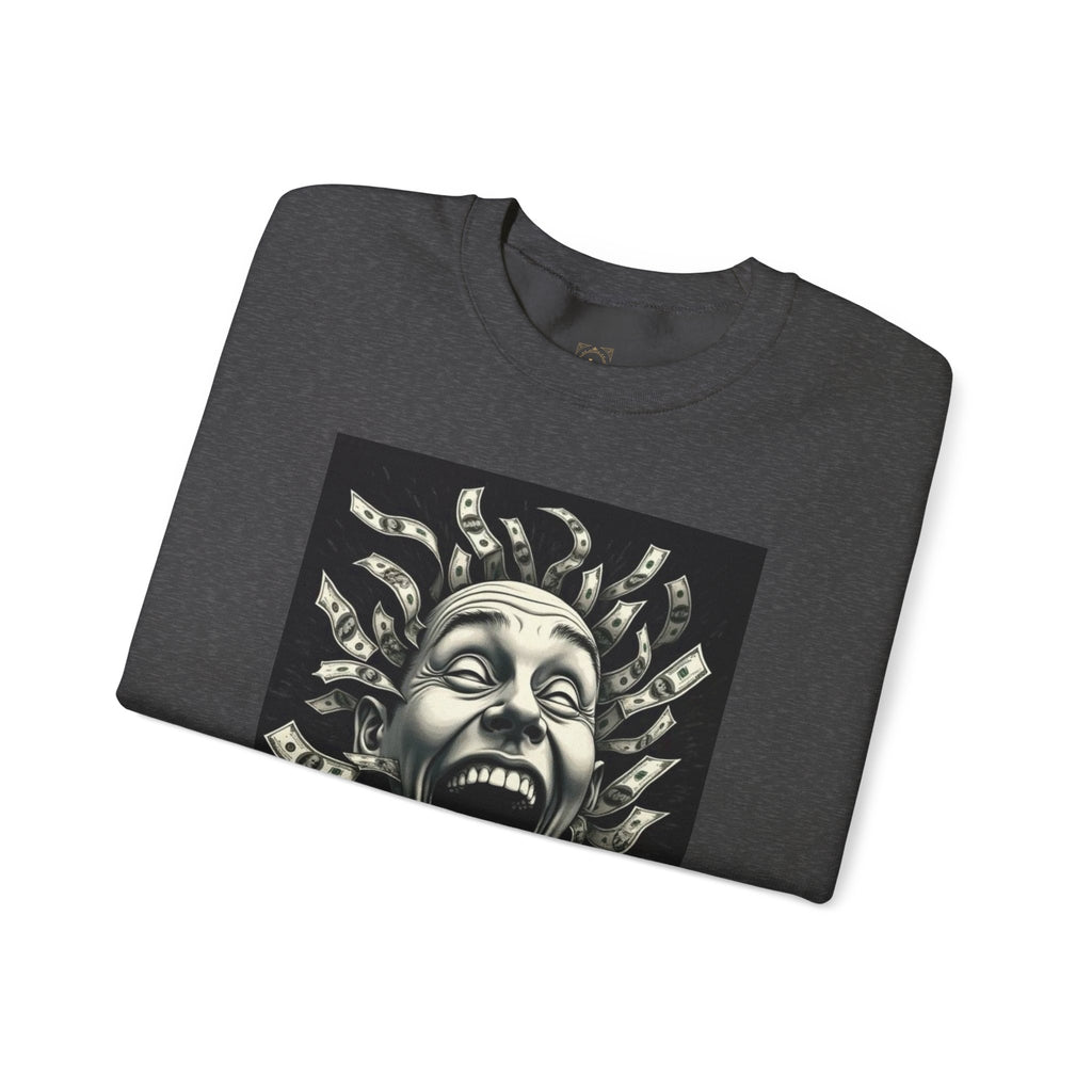 Sweatshirt — 'God Did.' Medusa Money Graphic Crewneck