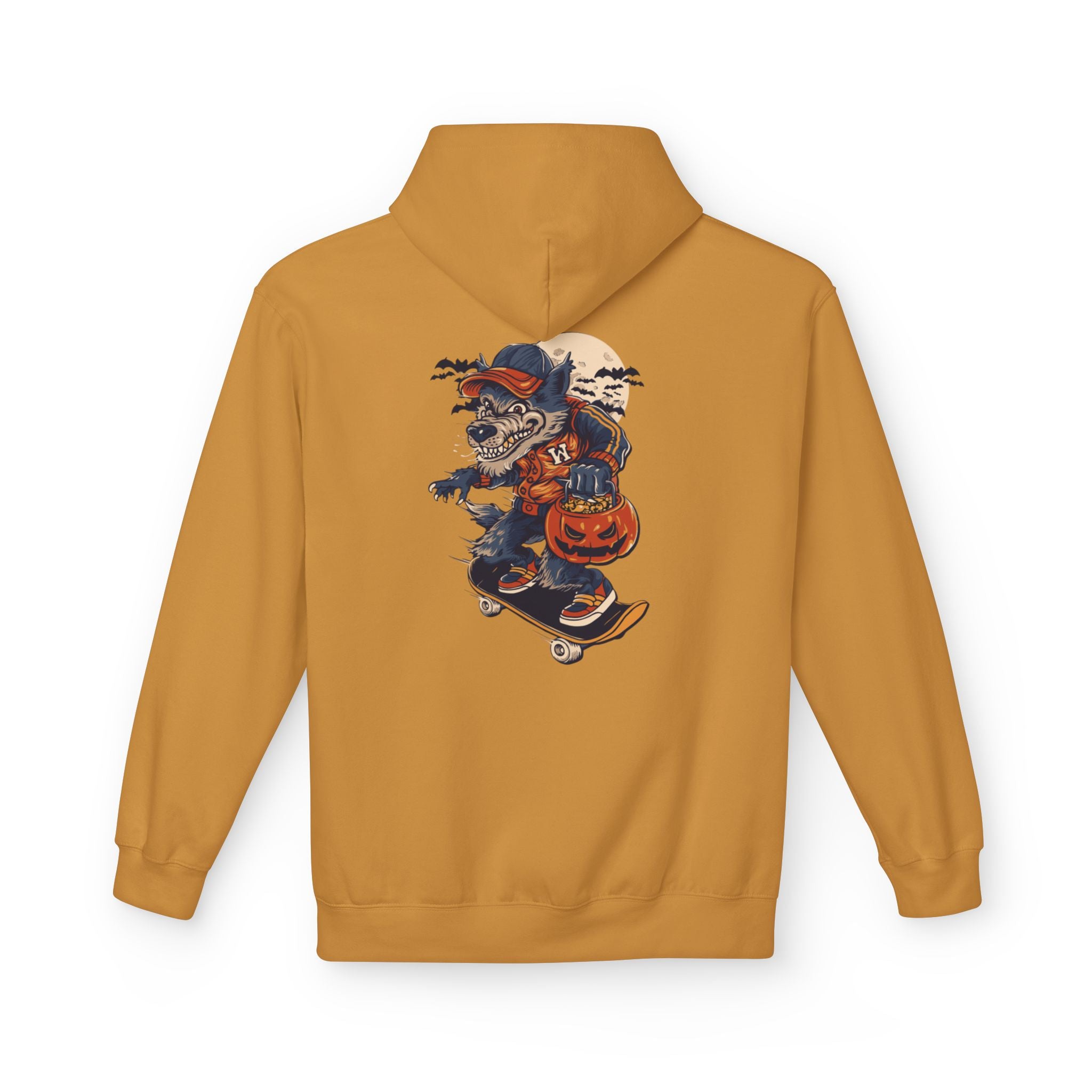 Skull Collage Hoodie — Grunge Floral Skull Graphic Pullover