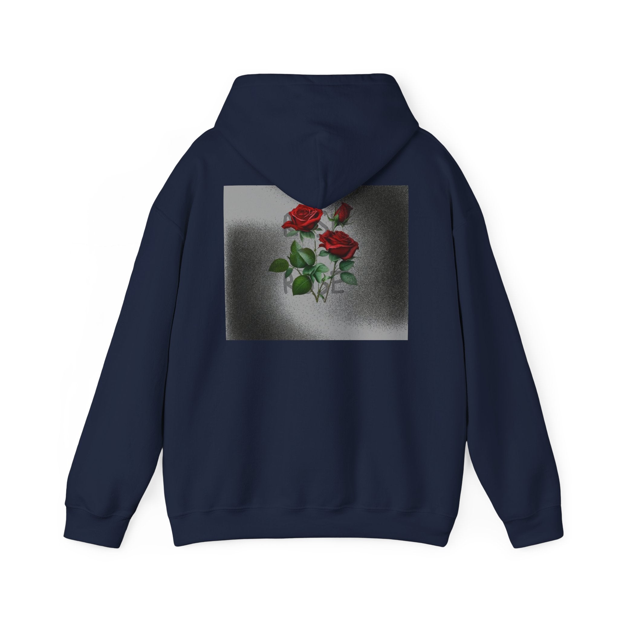 Rose Bloom Hoodie — Vintage Red Roses Graphic Pullover