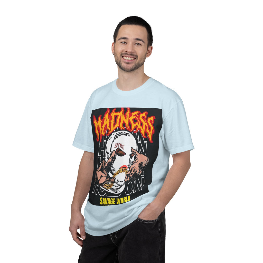 Madness Skull Graphic T-Shirt — Savage World Streetwear Tee