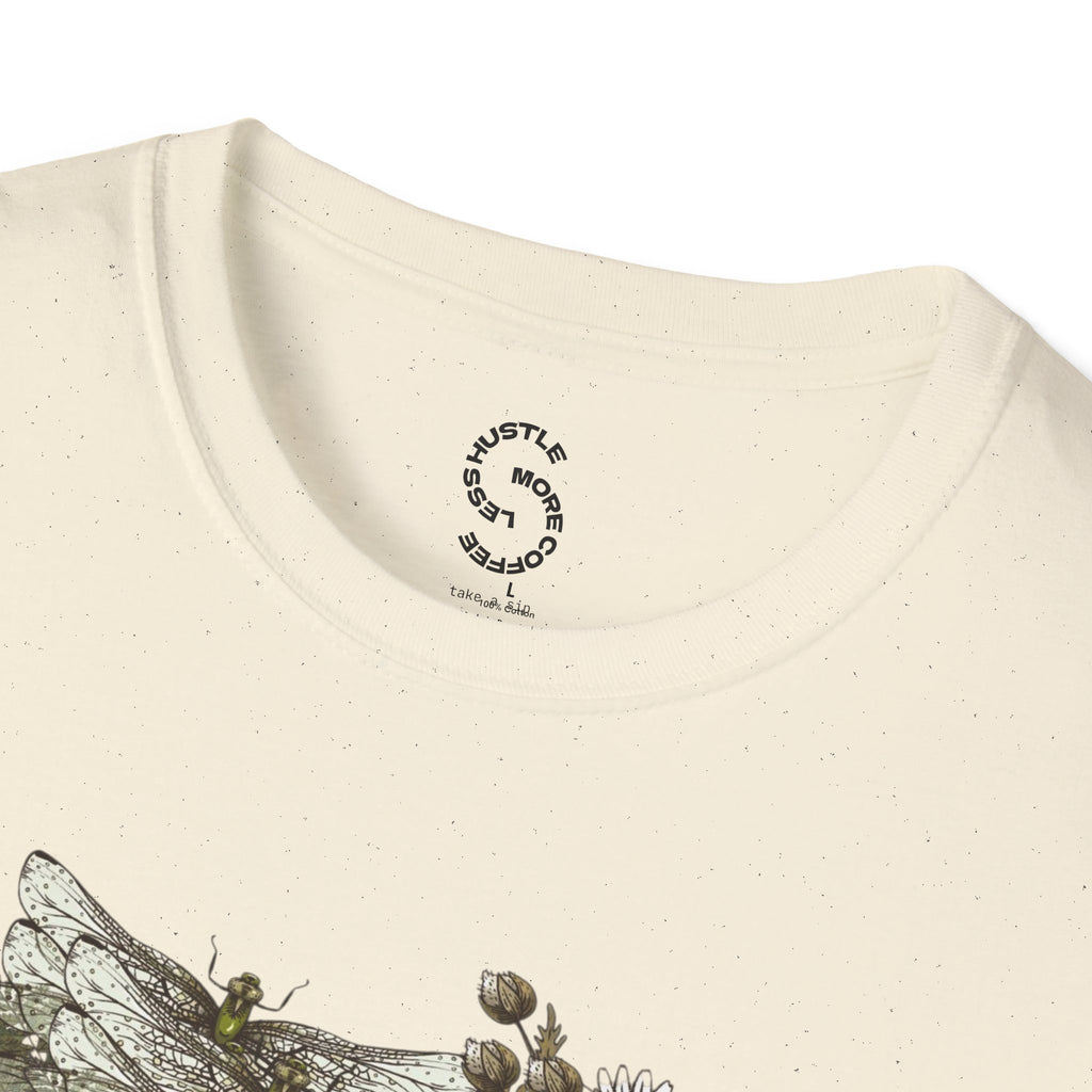 Skull & Daisies Graphic T-Shirt — Botanical Skull Floral Tee