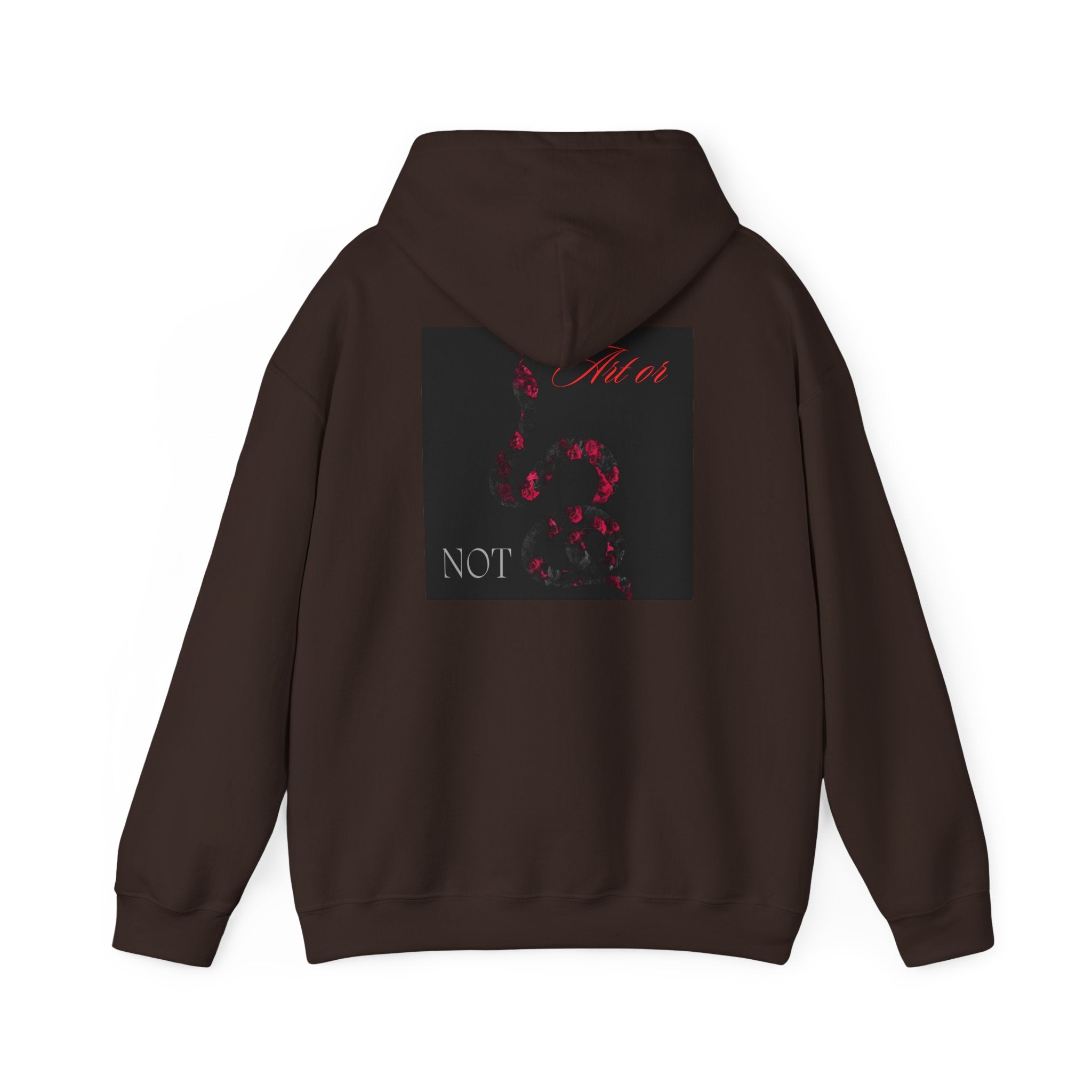 Hoodie — Gothic Red Roses 'Not Mine' Graphic Pullover