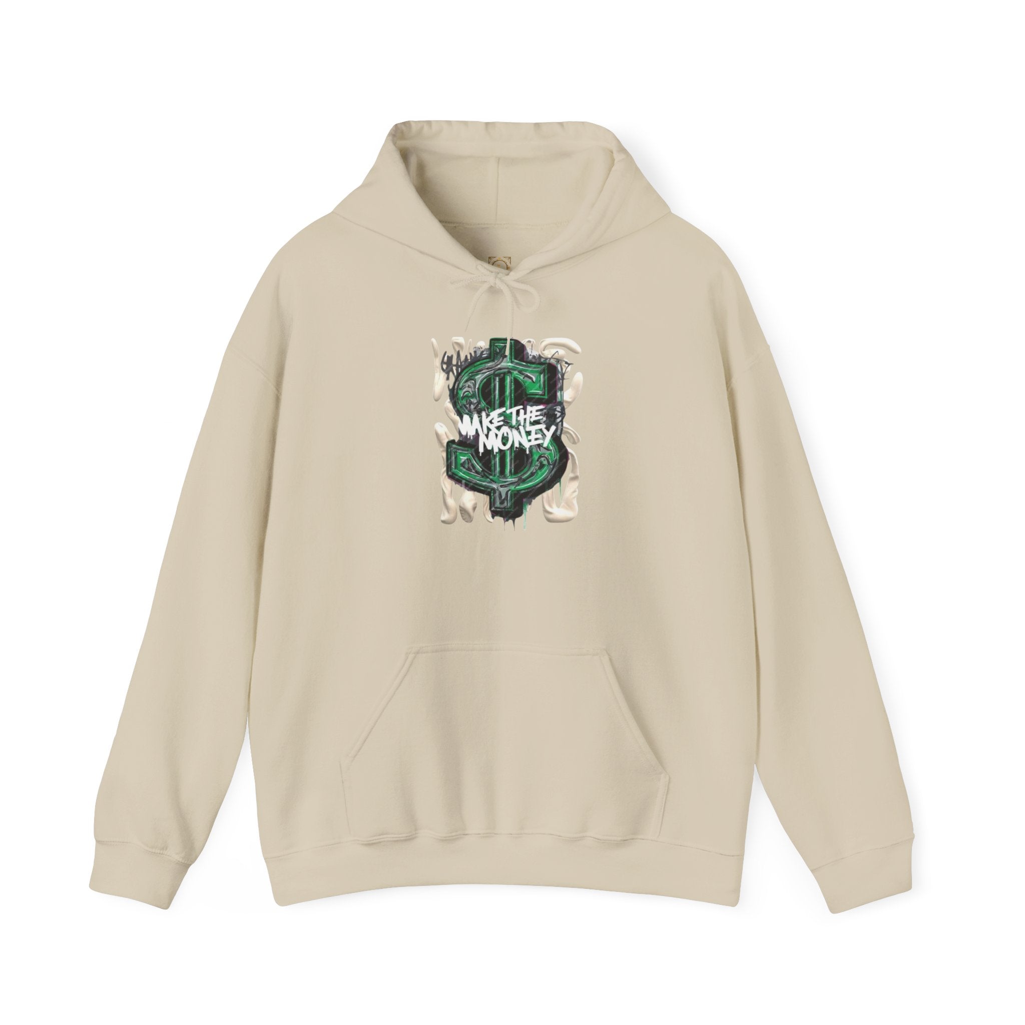 Make The Money Hoodie — Green Dollar Sign Graphic Pullover