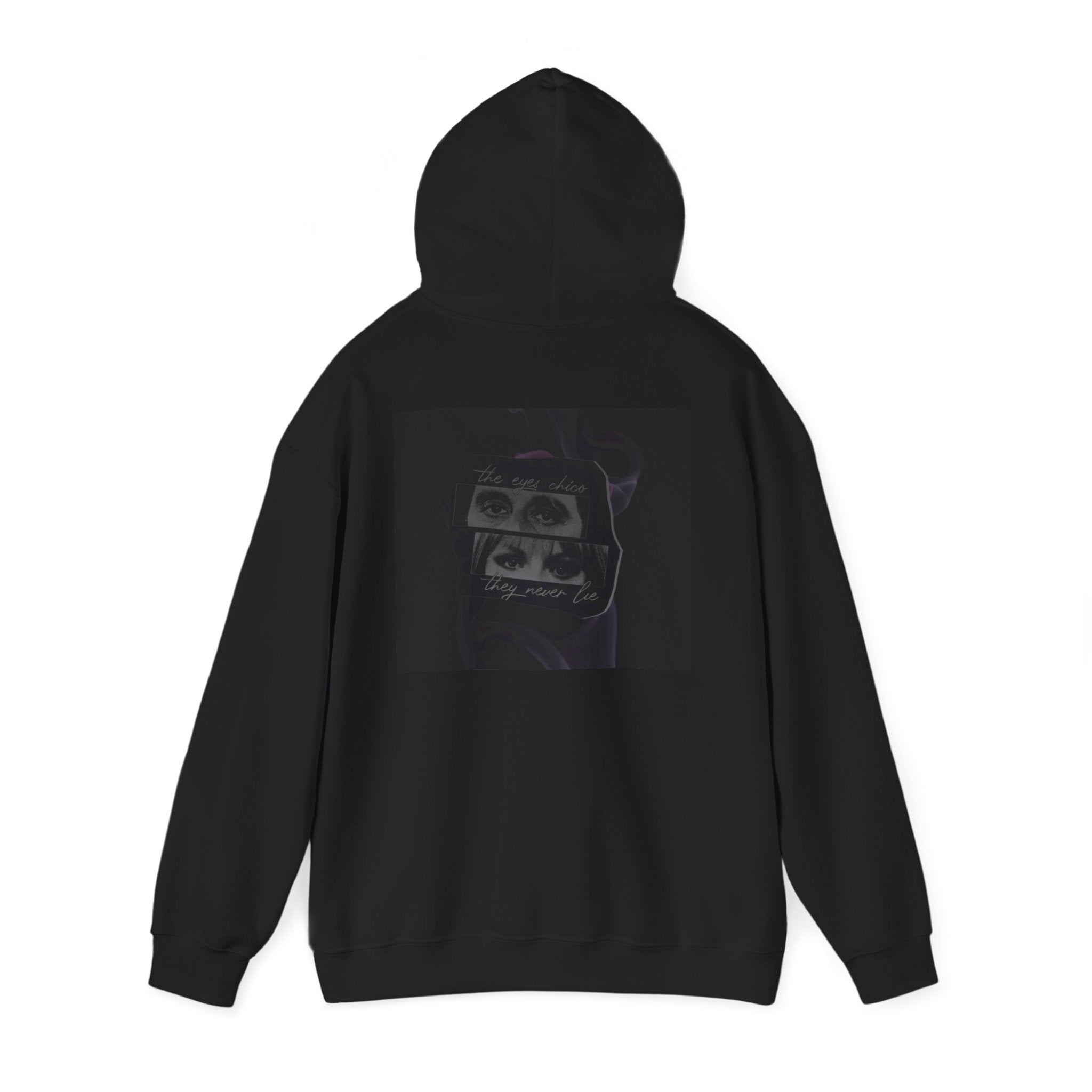 Surreal Triple-Eyes Hoodie — Dark Artistic Graphic Sweatshirt