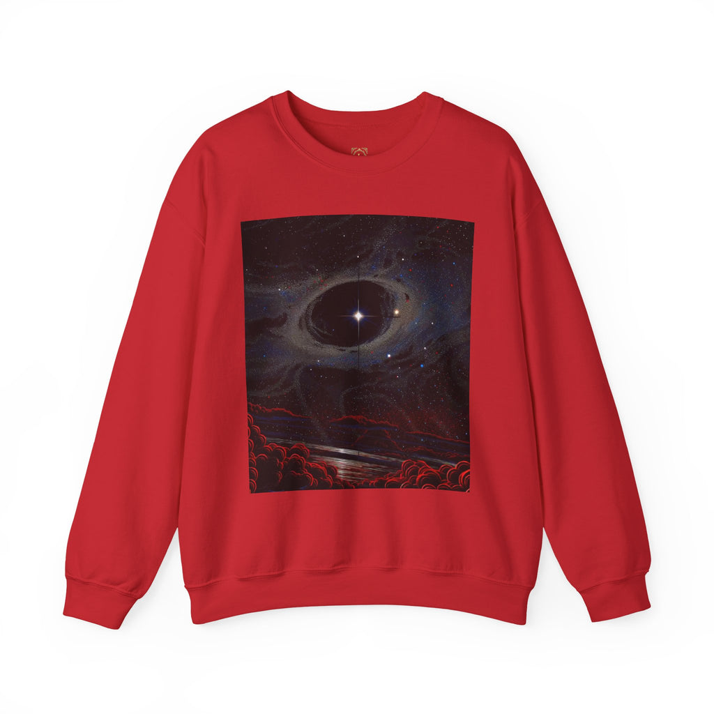 Cosmic Eclipse Crewneck Sweatshirt — 'Legaciess' Logo Back