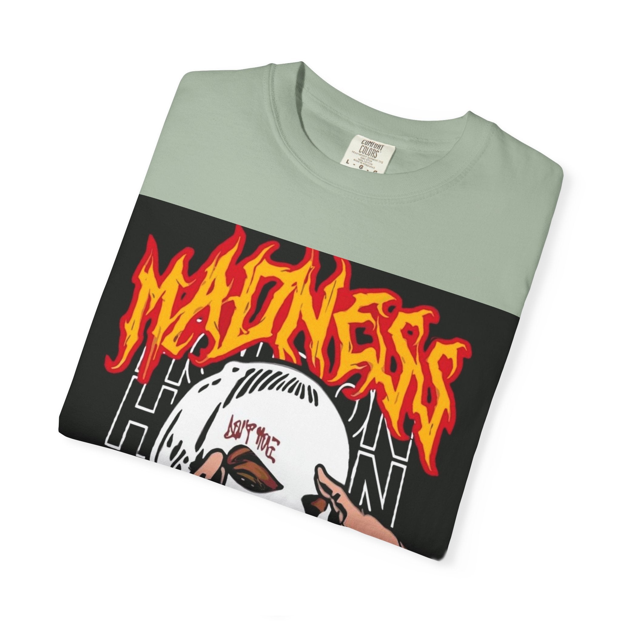Madness Skull Graphic T-Shirt — Savage World Streetwear Tee