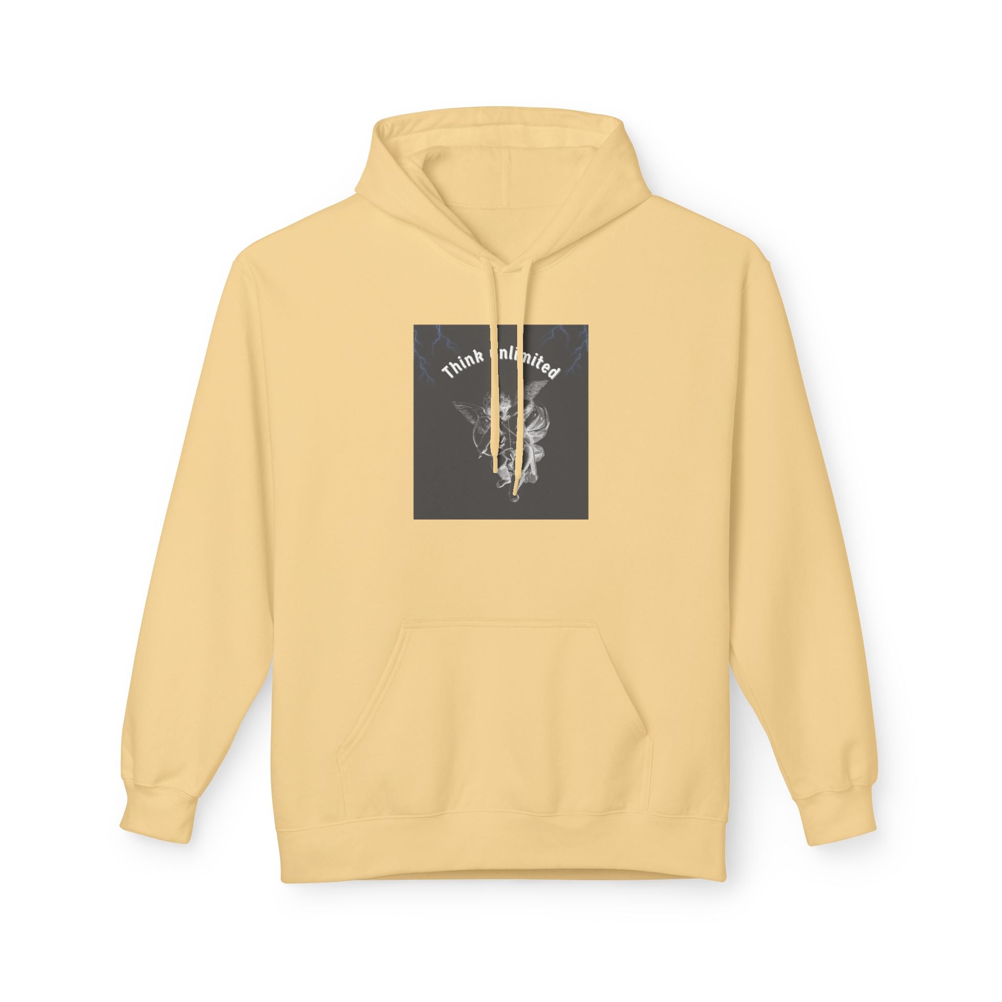 Think Unlimited Hoodie — Inspirational Angel Graphic Pullover