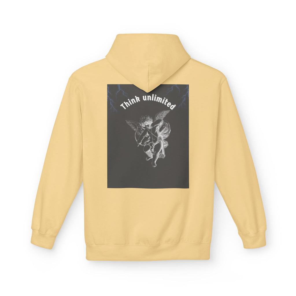 Think Unlimited Hoodie — Inspirational Angel Graphic Pullover