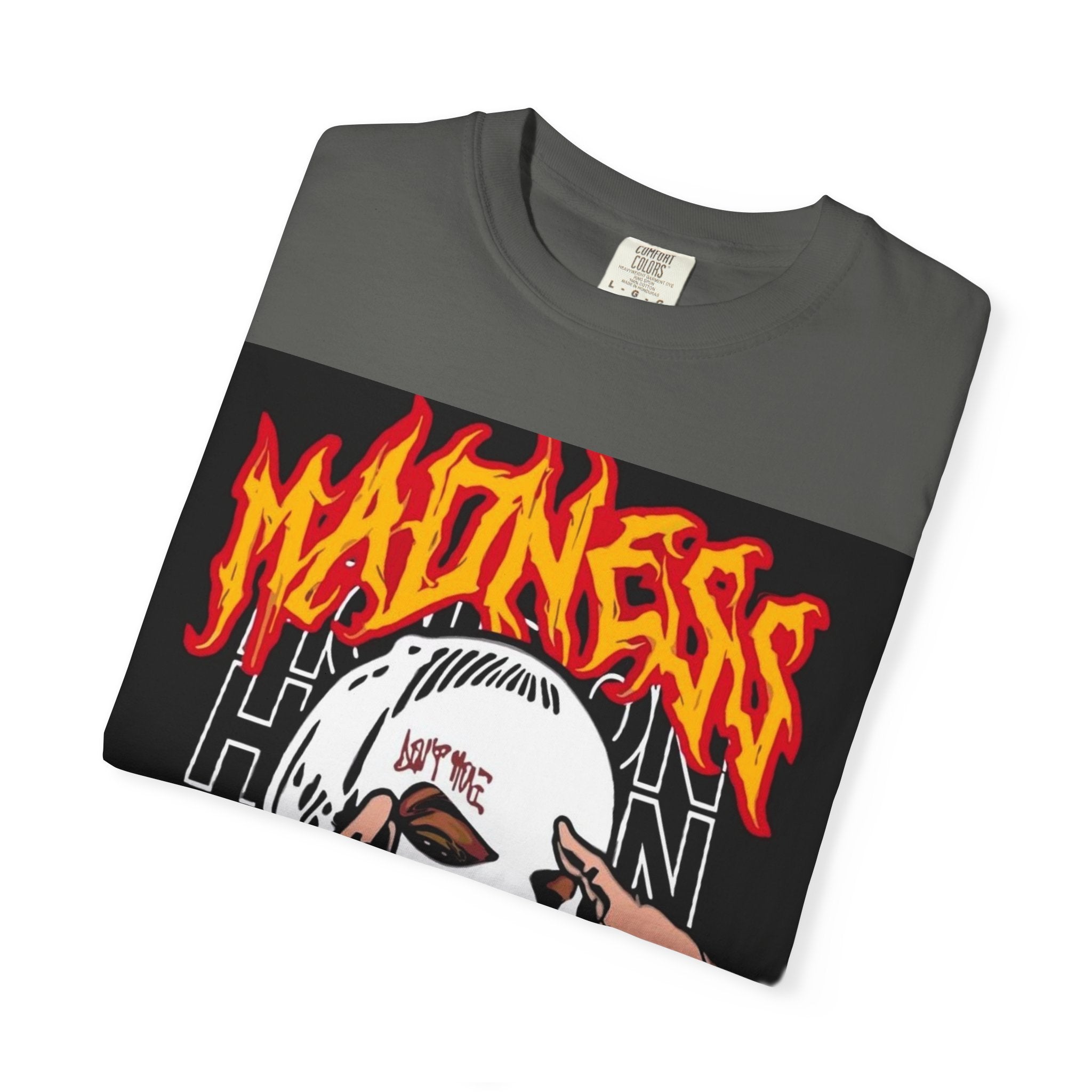 Madness Skull Graphic T-Shirt — Savage World Streetwear Tee