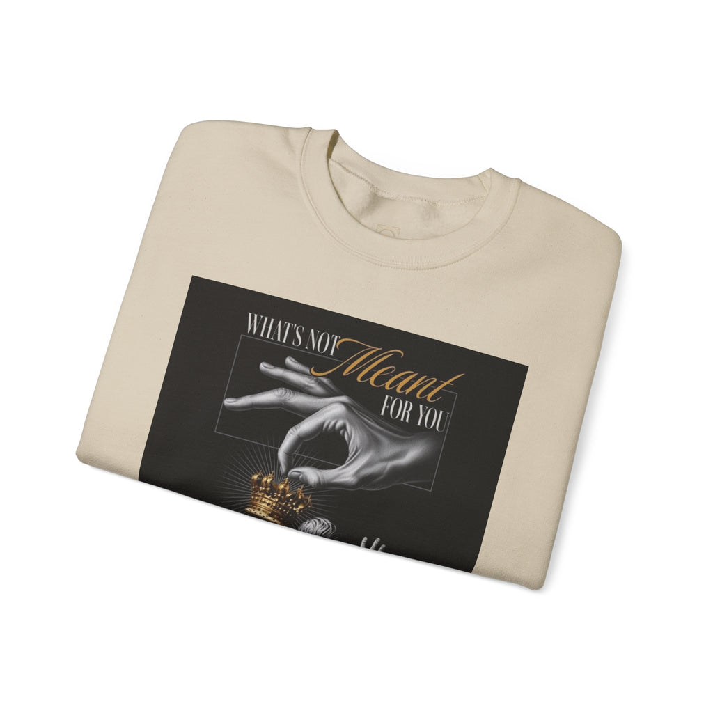 Crewneck Sweatshirt — 'What's My Heart For You' Inspirational Graphic Crewneck