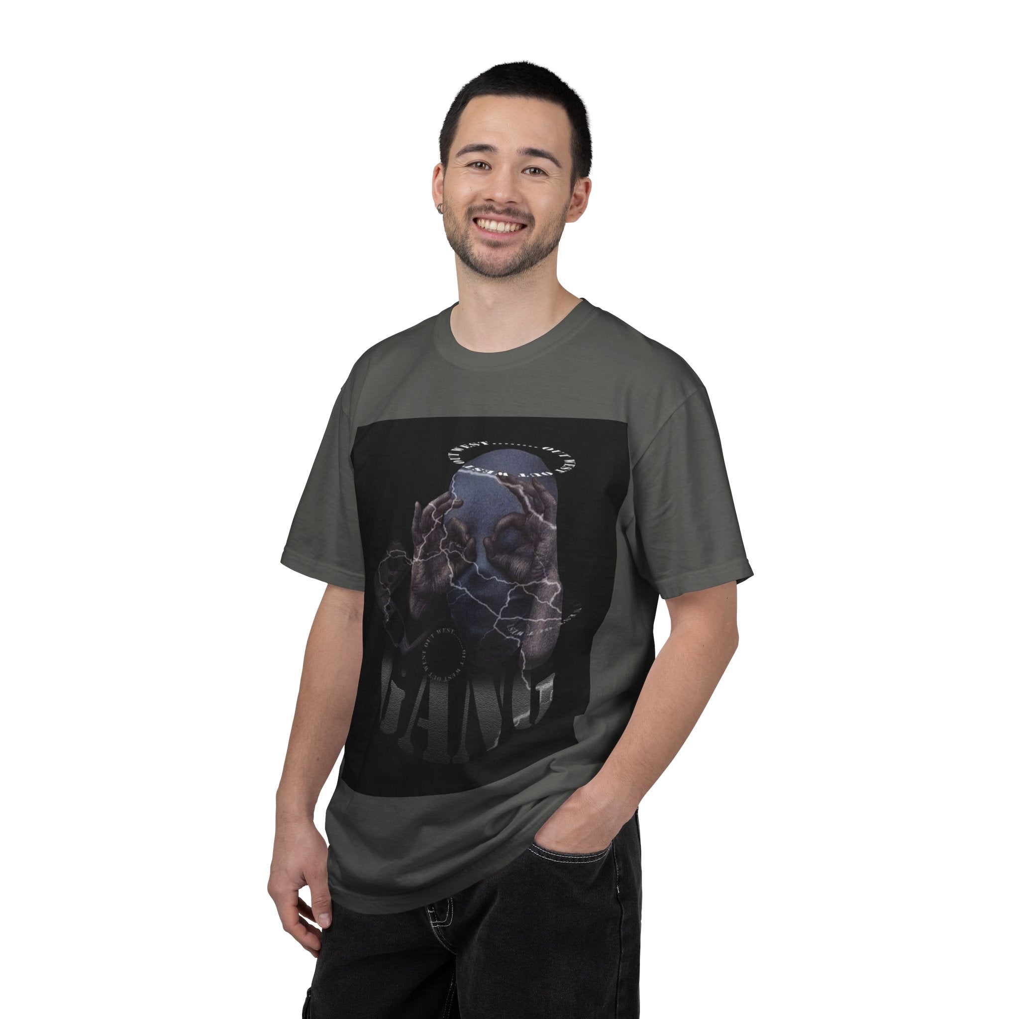 Skull Halo Graphic T-Shirt — Legaciess Streetwear Tee