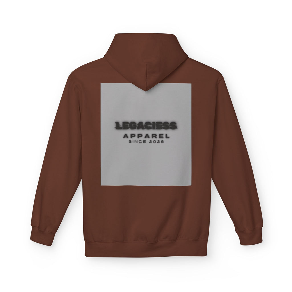 Hoodie — 'Legacies Apparel Since 2028' Minimal Logo Pullover