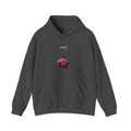 Smoky Rose Backprint Hoodie — Floral Skull Streetwear Pullover