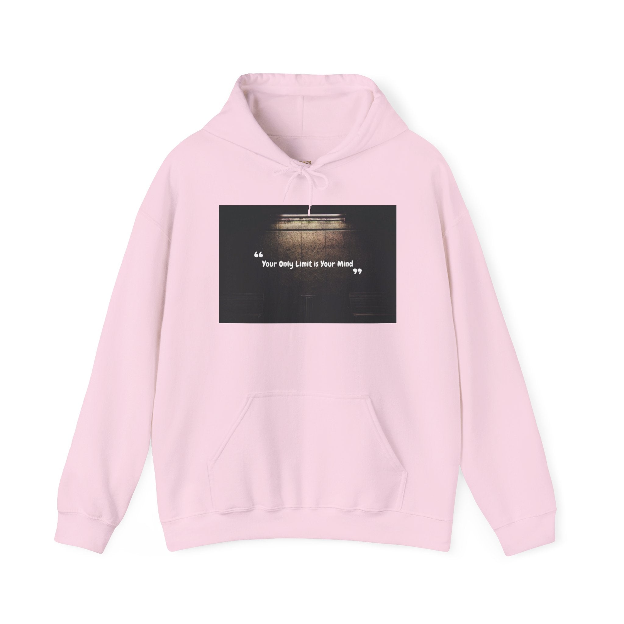 Hoodie — “Your Only Limit Is Your Mind” Inspirational Quote Pullover