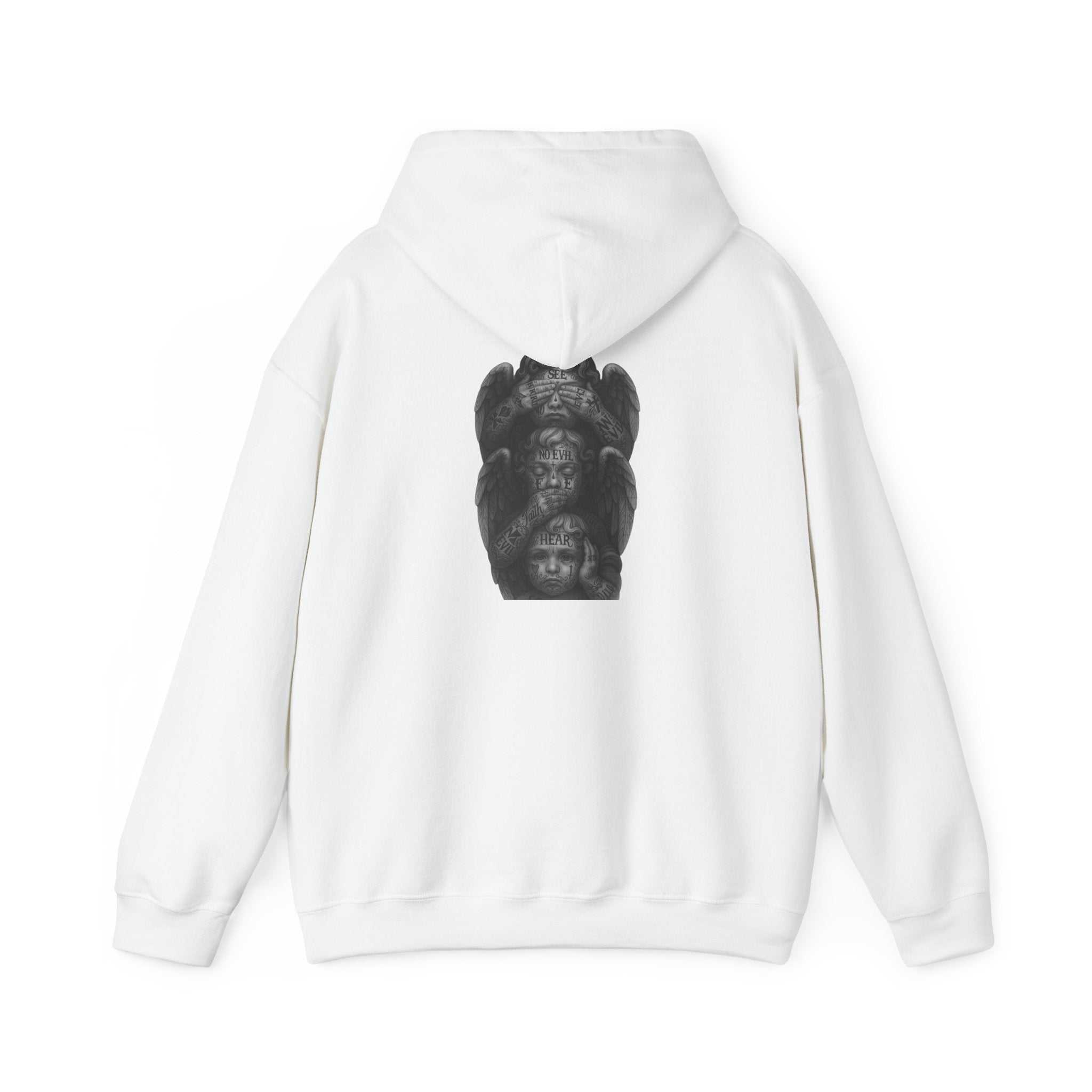 Statue Headstack Hoodie — Gothic Sculpture Art Pullover