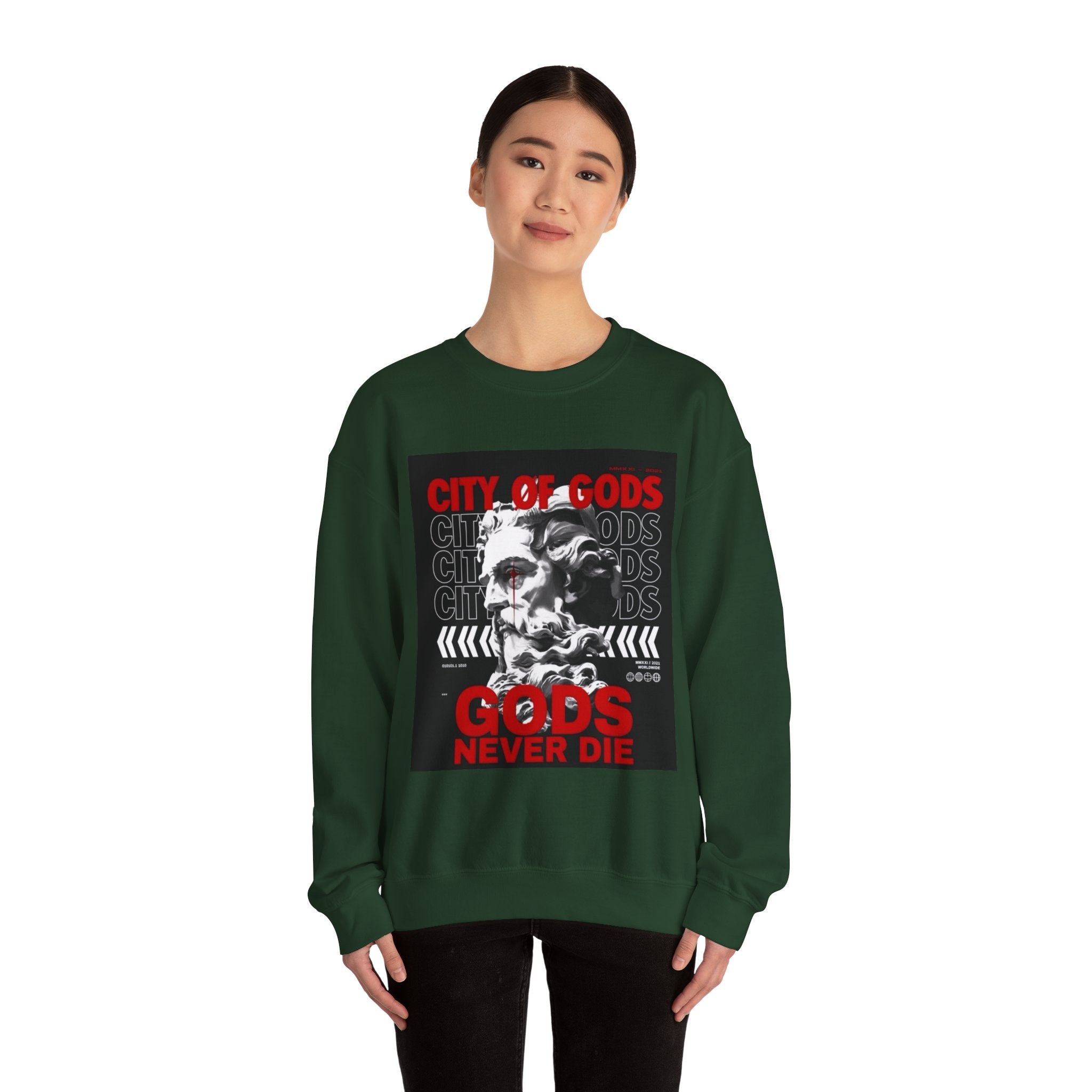 City of Gods "Gods Never Die" Crewneck Sweatshirt
