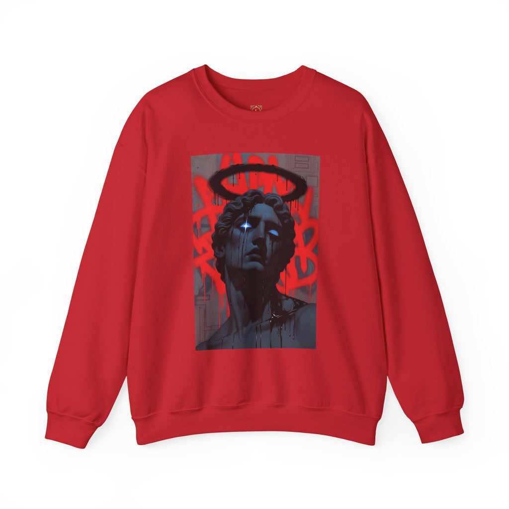 Street Art Statue Crewneck Sweatshirt