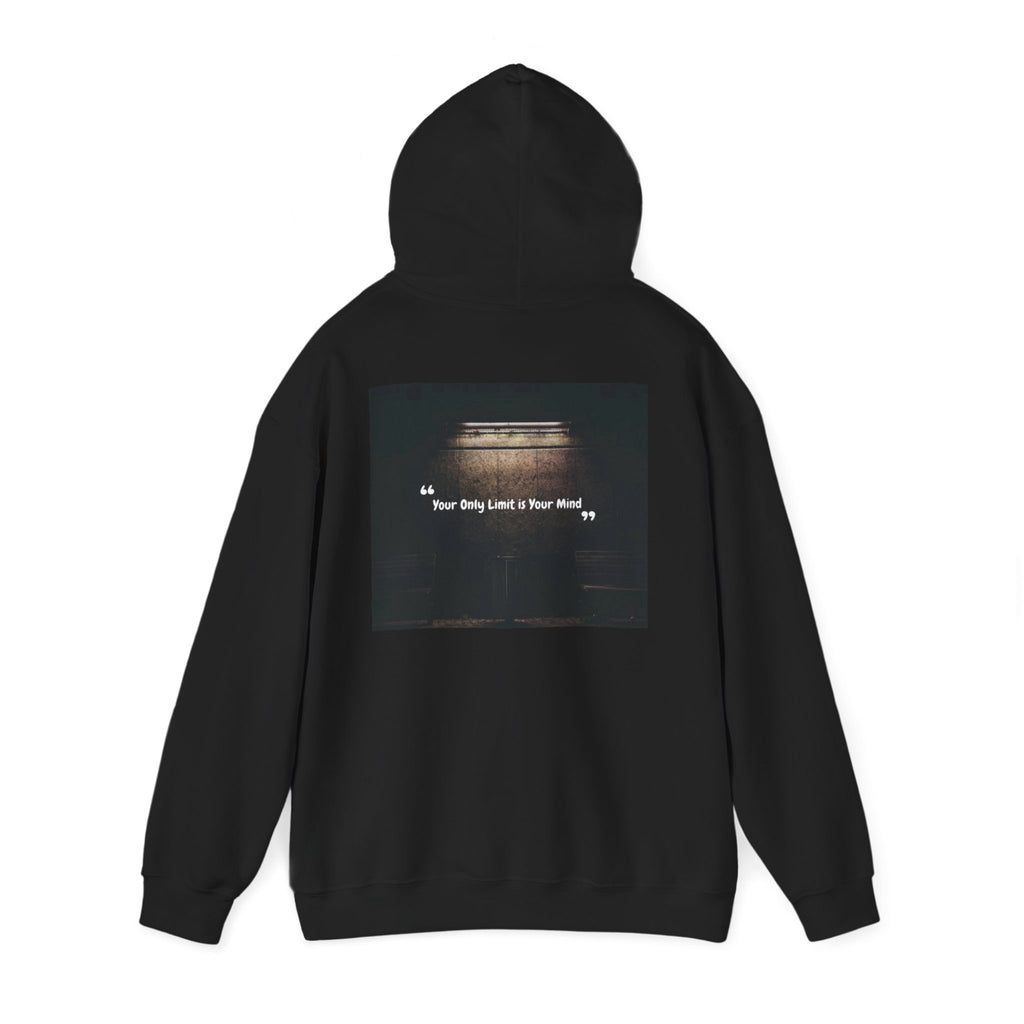 Hoodie — “Your Only Limit Is Your Mind” Inspirational Quote Pullover