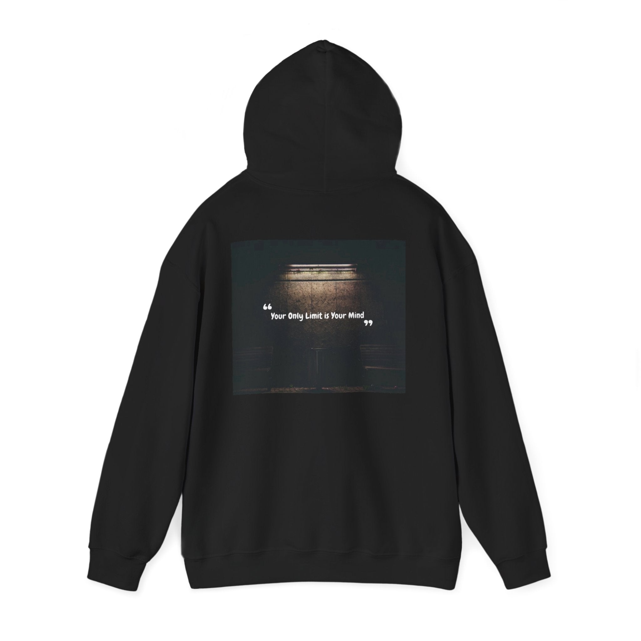 Hoodie — “Your Only Limit Is Your Mind” Inspirational Quote Pullover