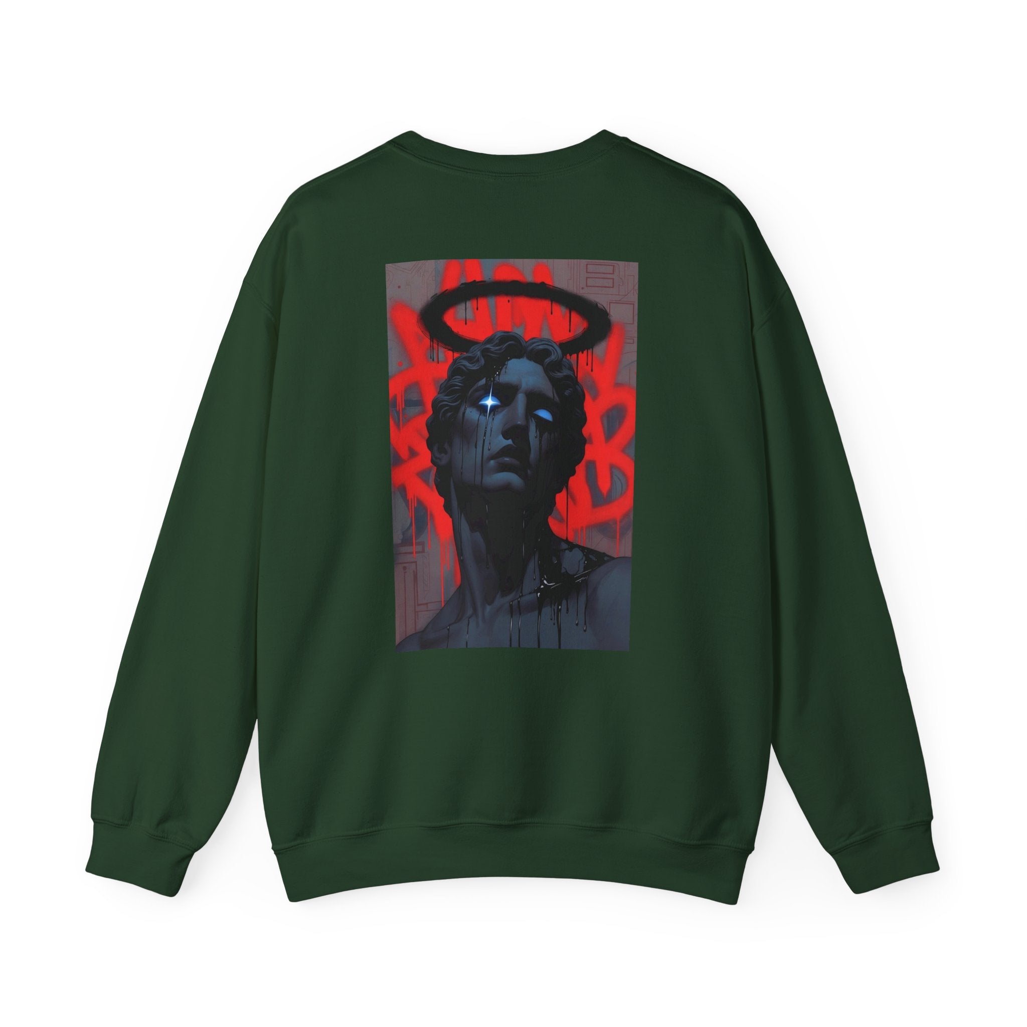 Street Art Statue Crewneck Sweatshirt
