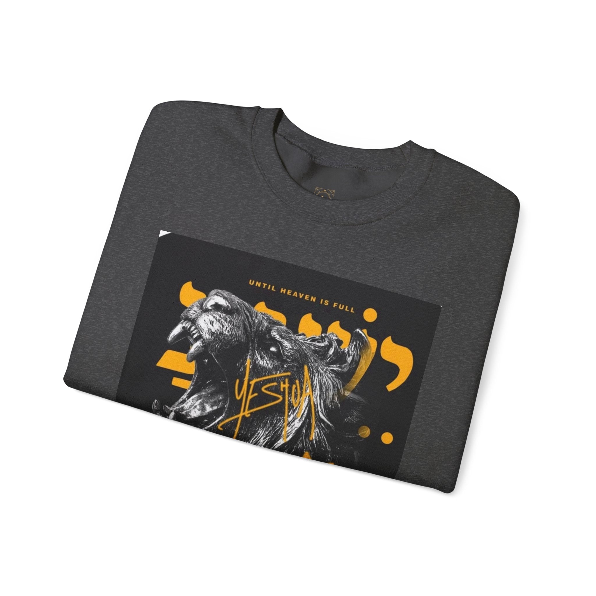 King Lion Crewneck Sweatshirt — 'King' Graphic Pullover for Bold Streetwear