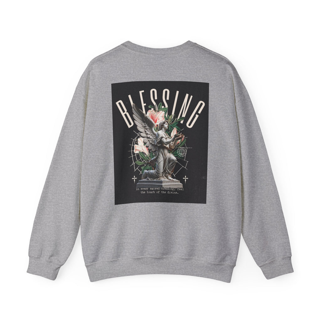 Blessing Statue Graphic Sweatshirt
